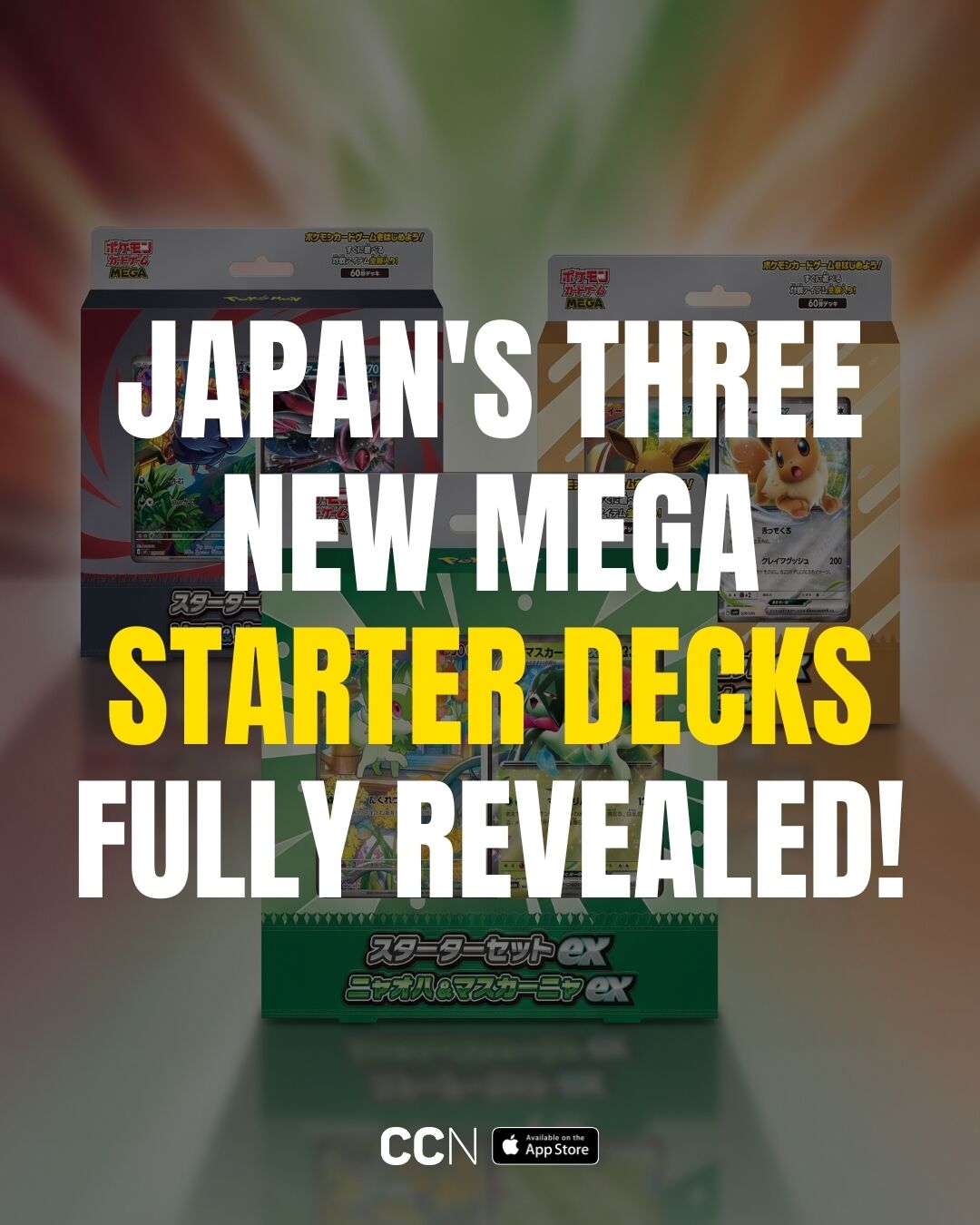 🚨 JAPAN MEGA STARTER DECKS 🚨 All three MEGA Starter Set ex Decks