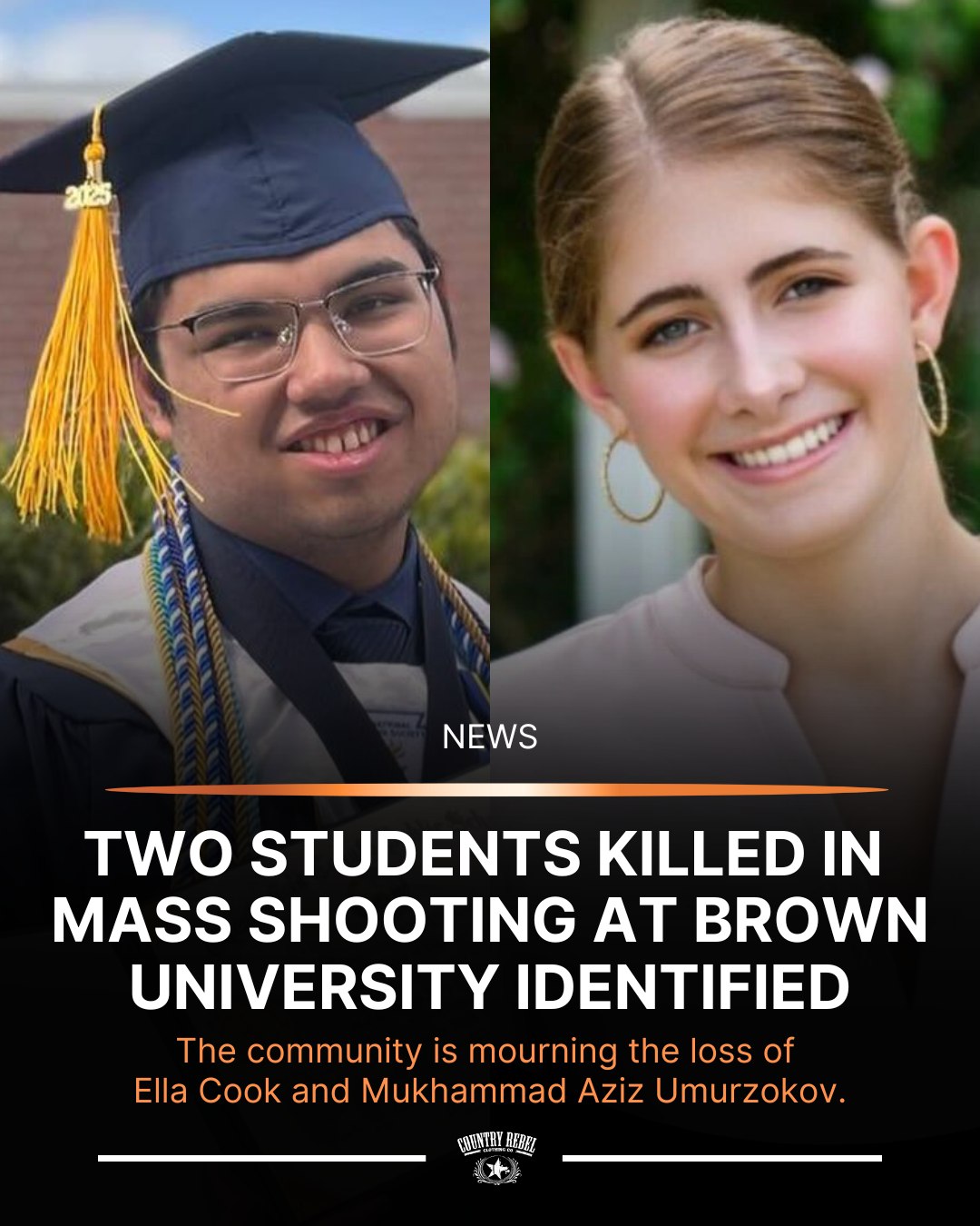 Country - The two victims tragically killed in a mass shooting at Brown ...