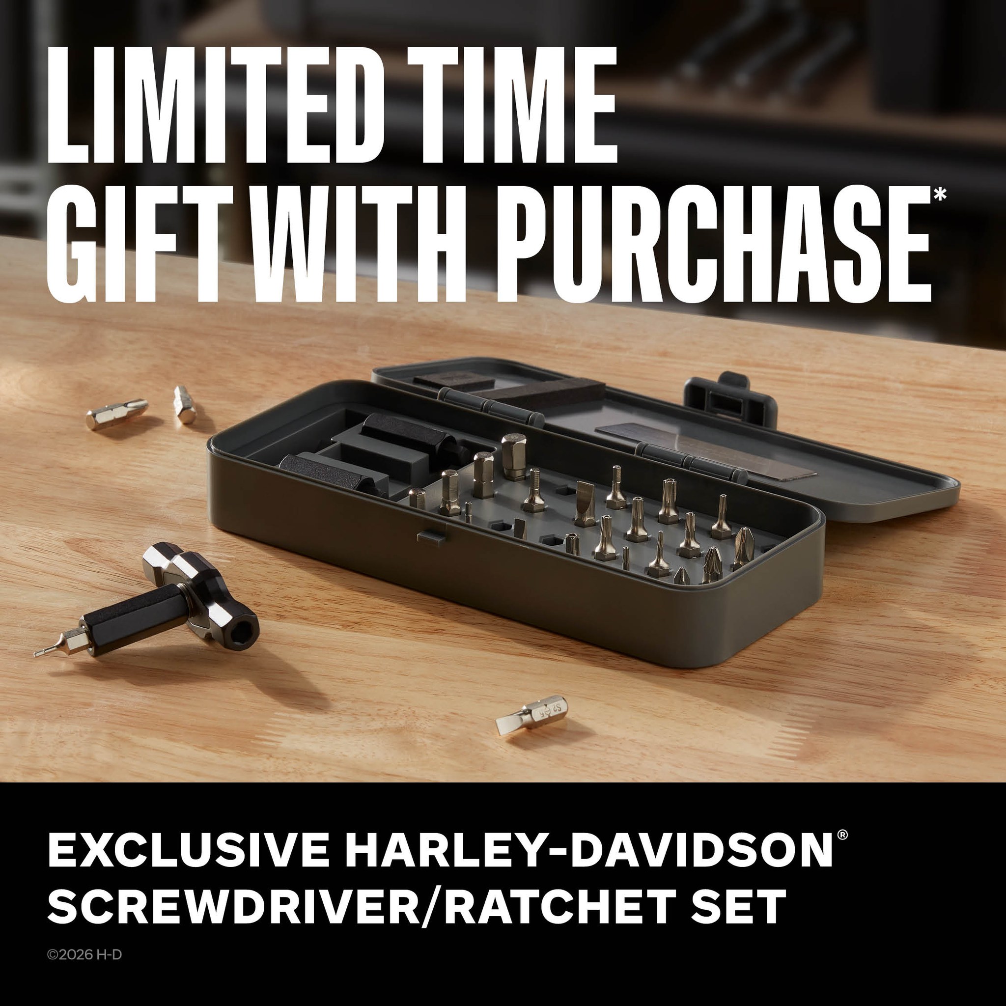 🏍️Rev up your ride—and your toolbox 🛠️ Score a FREE Harley