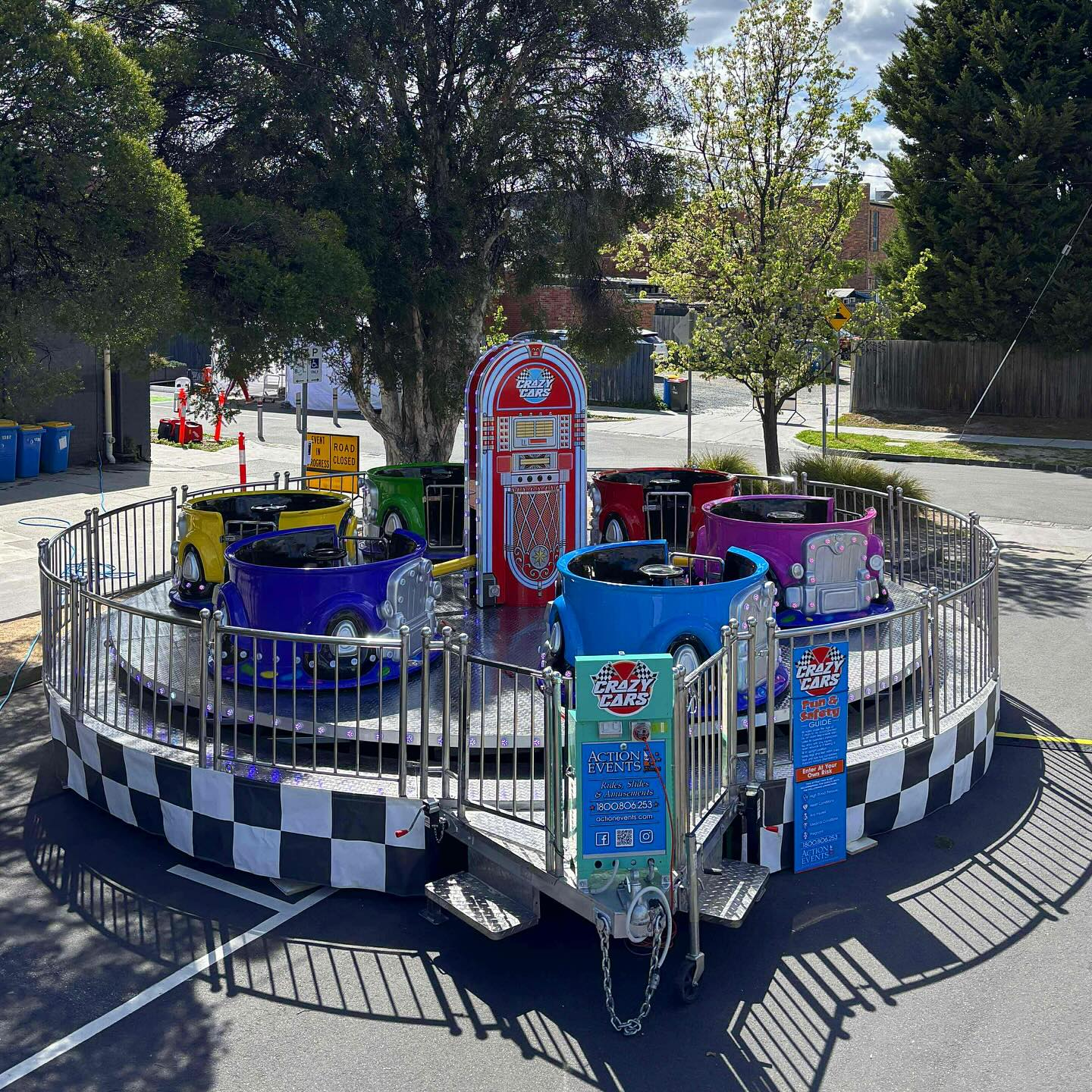 Action - 🎡 🚘 Have you seen one our newest ride? Say hello to the Crazy ...