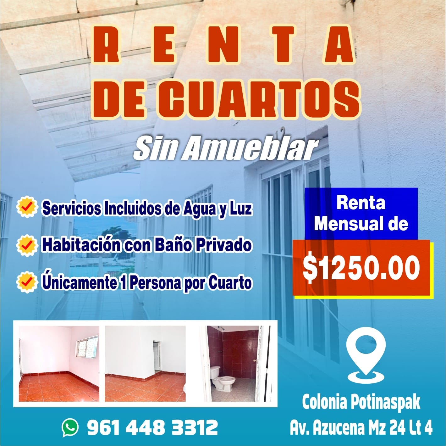 Renta de Cuartos Para Estudiantes | Tuxtla Gutiérrez
