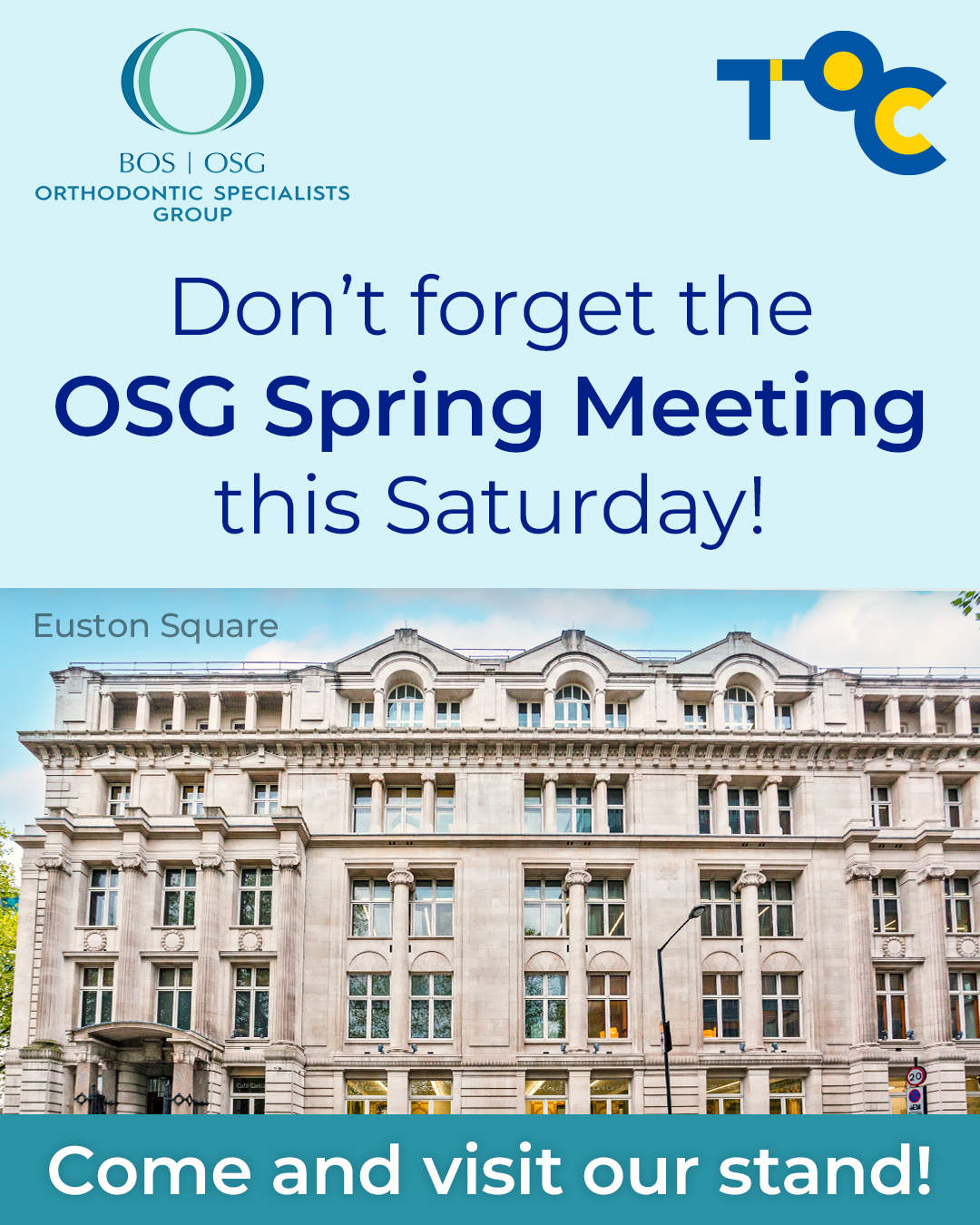 TOC - Heading to London for the OSG Meeting? Come and take a look at ...