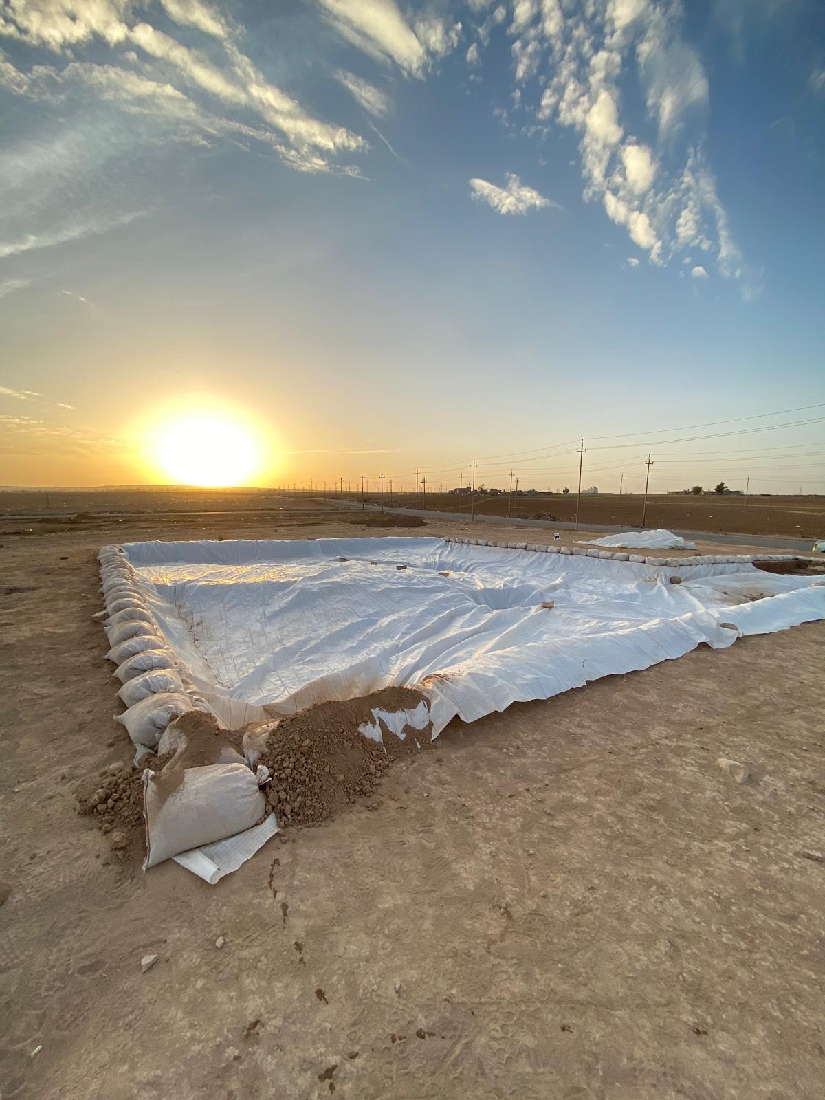 Covering up the trenches #capik #capik2025 #iraq #kurdistan # ...