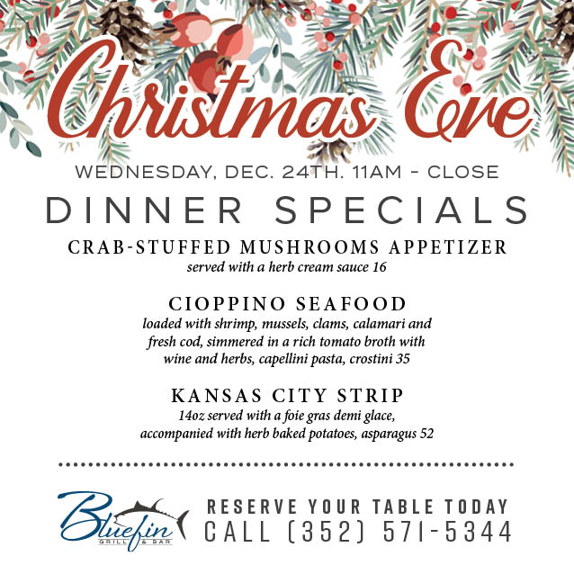 Bluefin - 🎄 Celebrate Christmas Eve at Bluefin! Enjoy seasonal holiday ...