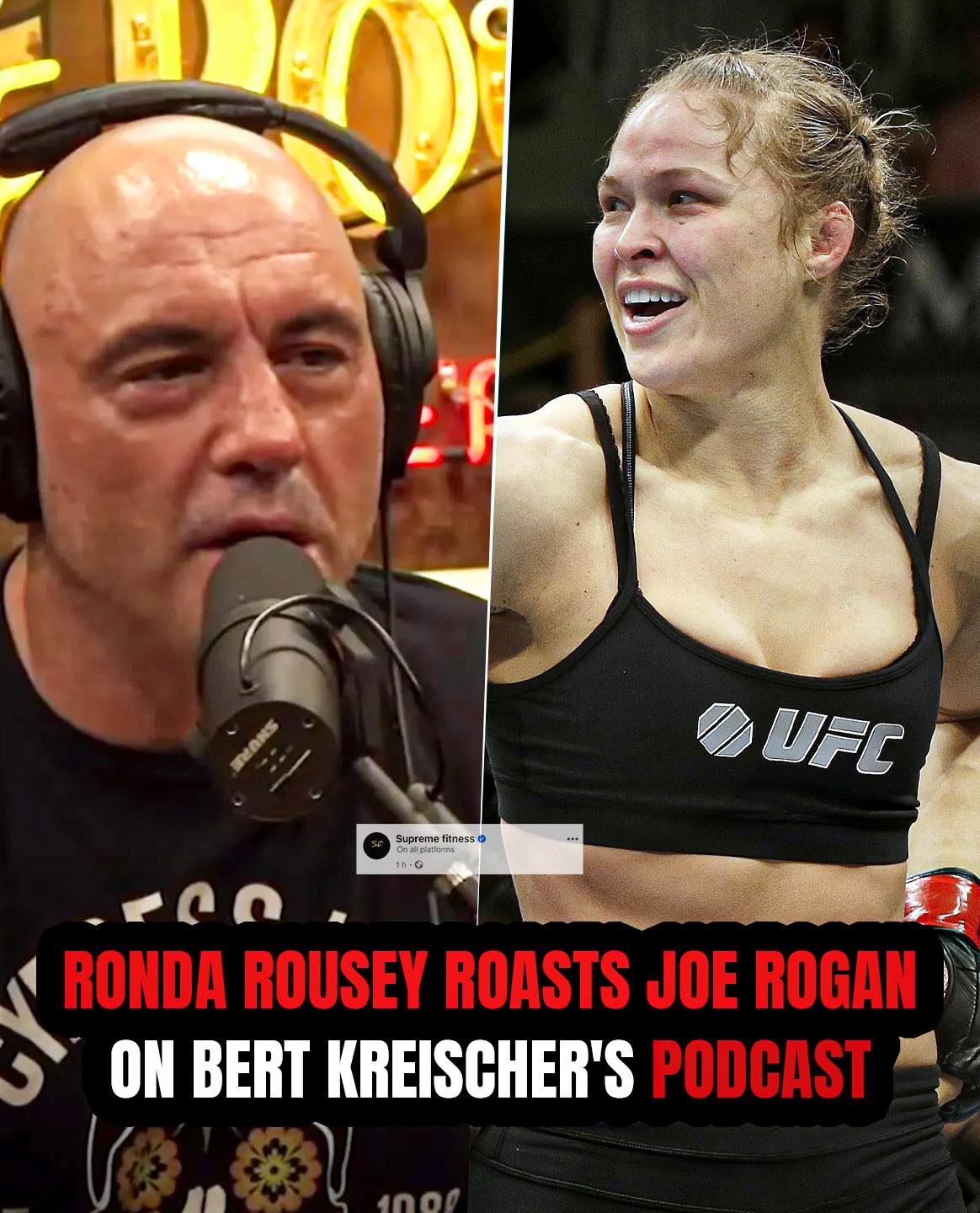 Supreme - Ronda Rousey To Joe Rogan: “He’s not an expert, he’s a fan ...