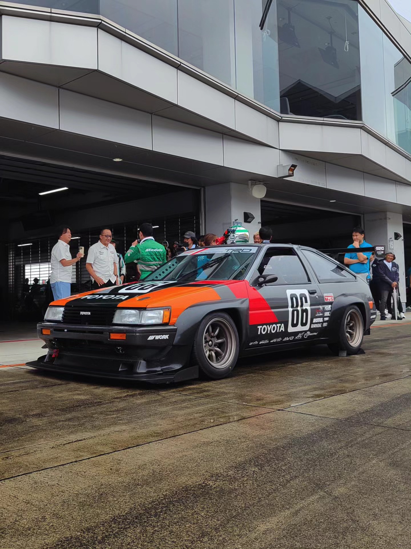 ねゐ 86 Tsuchiya Keiichi's new Super N2 style Toyota 86 with Watanabe 8