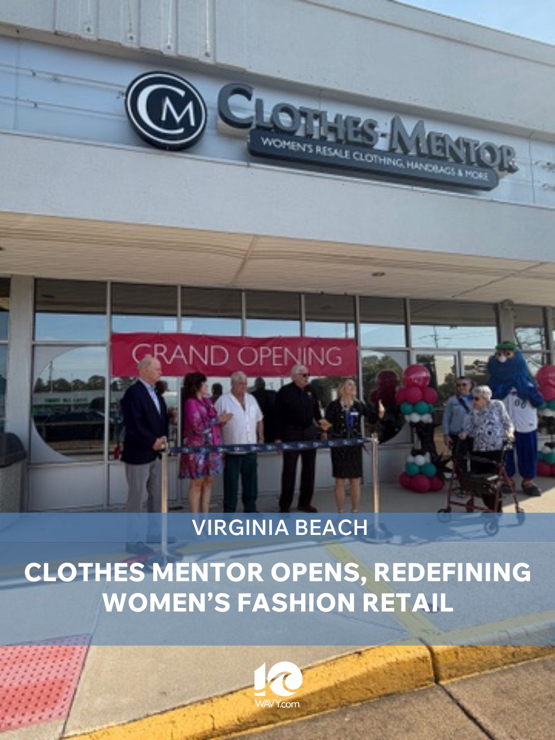 dress stores in virginia beach Clothes Mentor is now officially open! Clothes Mentor had a Grand Opening and Ribbon Cutting that took place Thursday morning. Read more: https://www.wavy.com/living-local/clothes-mentor-opens-in-virginia- beach-redefining-womens Girls Gown Blue with Orange Swirls Size:Custom made