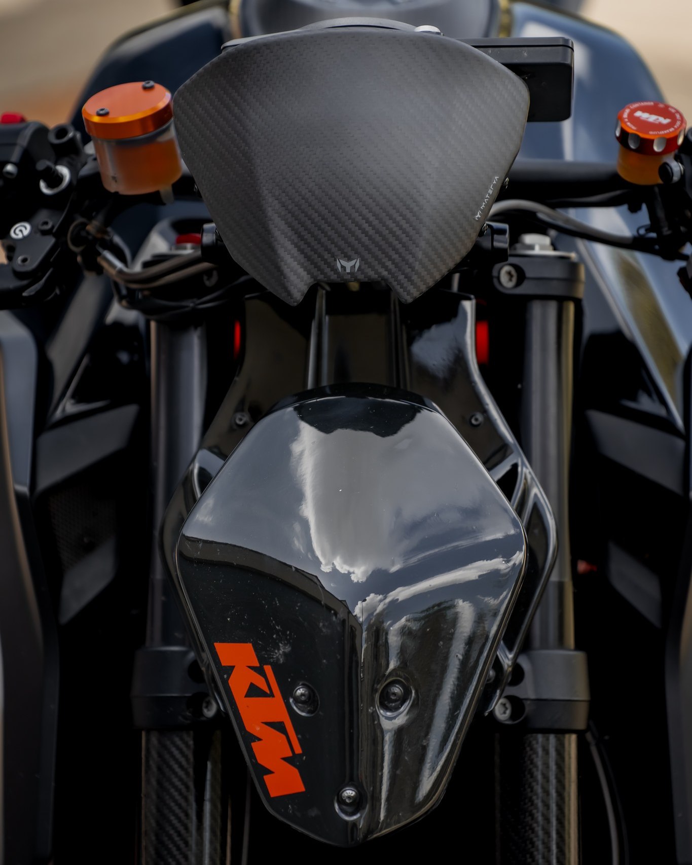 Flyscreen for KTM Superduke 1290 Gen 1 Available in Black Matte 