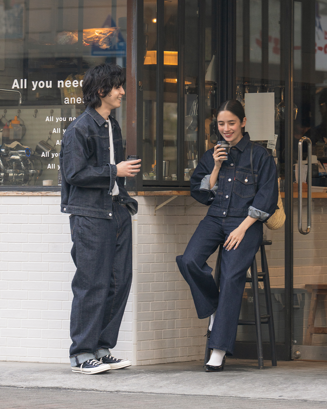 JIEDA デニムセットアップ DENIM SET UP 503 RELAX TAPERED Size : 29~34,36 Price : 12,100円