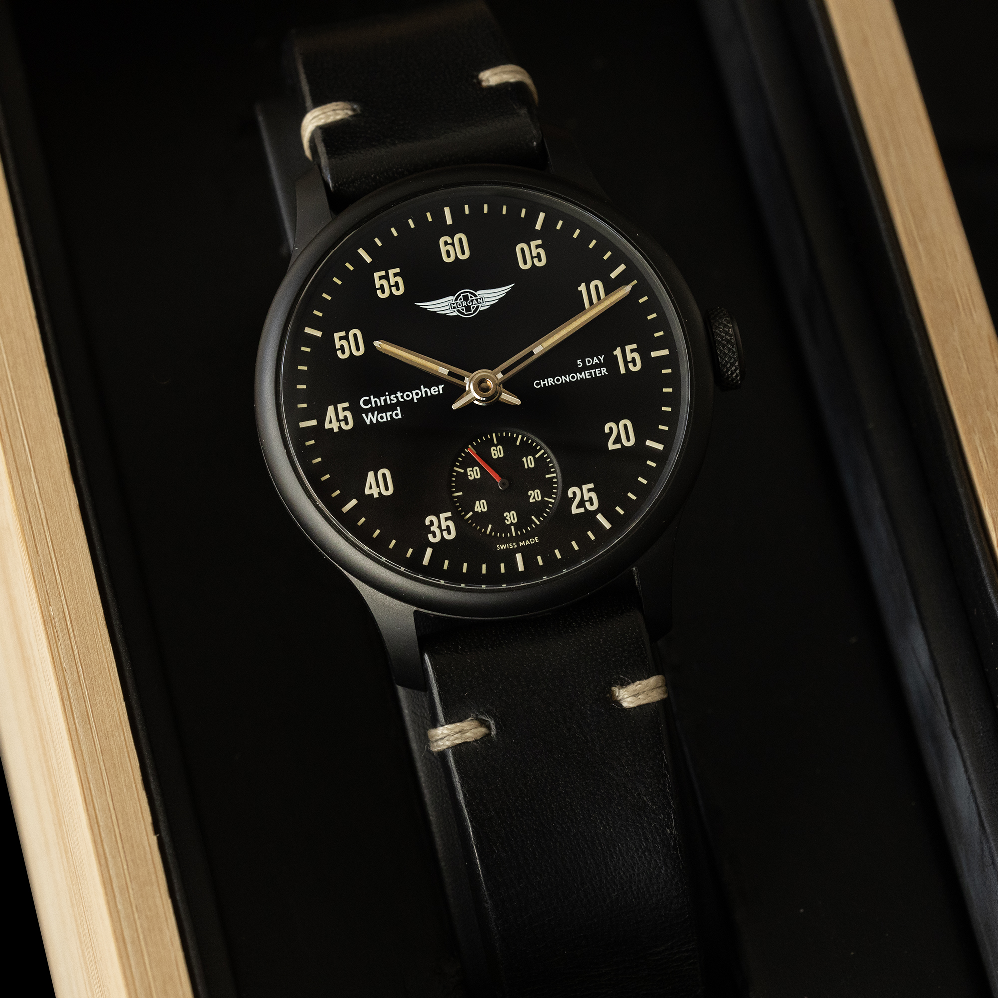 The Christopher Ward C1 Morgan 3 Wheeler Chronometer is one of 