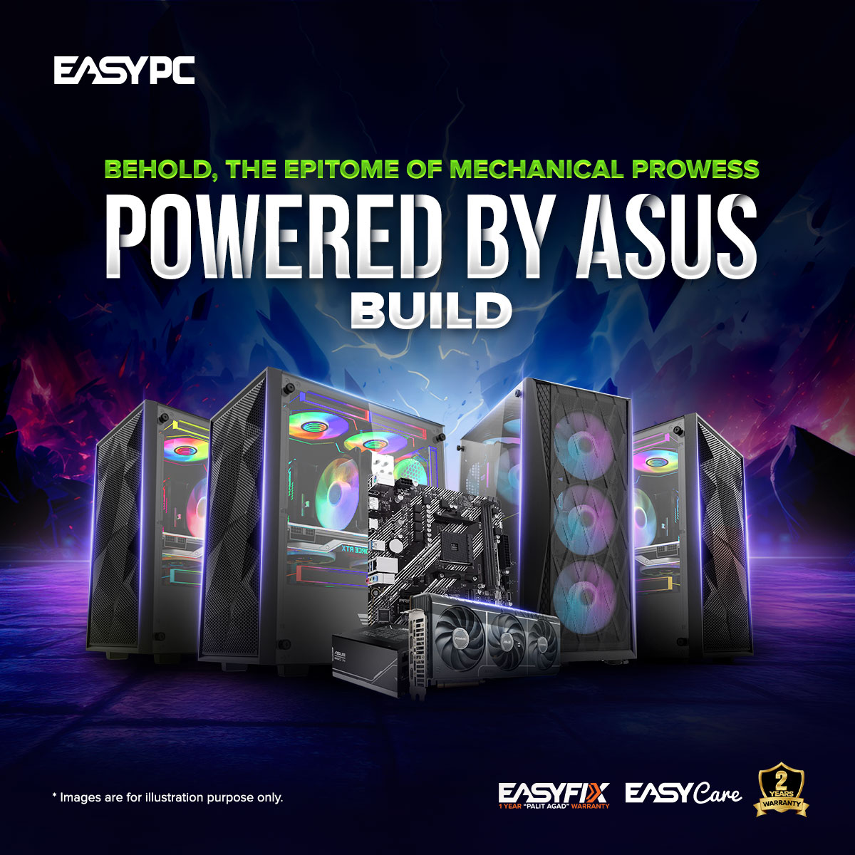 EASY PC Angeles - 🖥️ ASUS POWER BUILDS — Power Up This... | Facebook