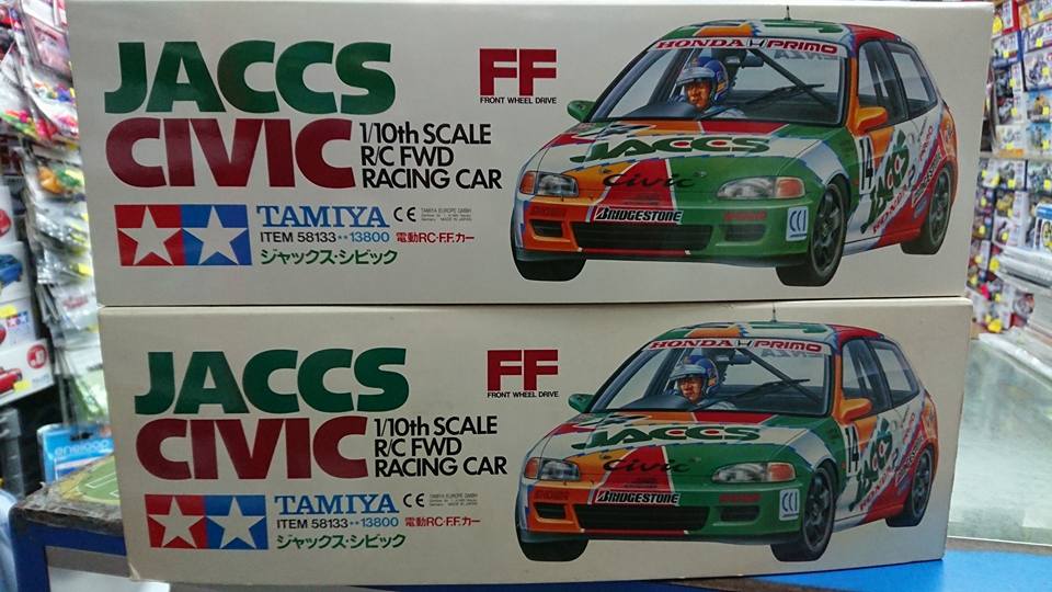 タミヤラジコン　ジャックスアコード　ＦＦ01 ビンテージ　レトロ Vintage 🇯🇵Tamiya FF-01 JACCS CIVIC EG6 #Tamiya #FF01 #JACCS