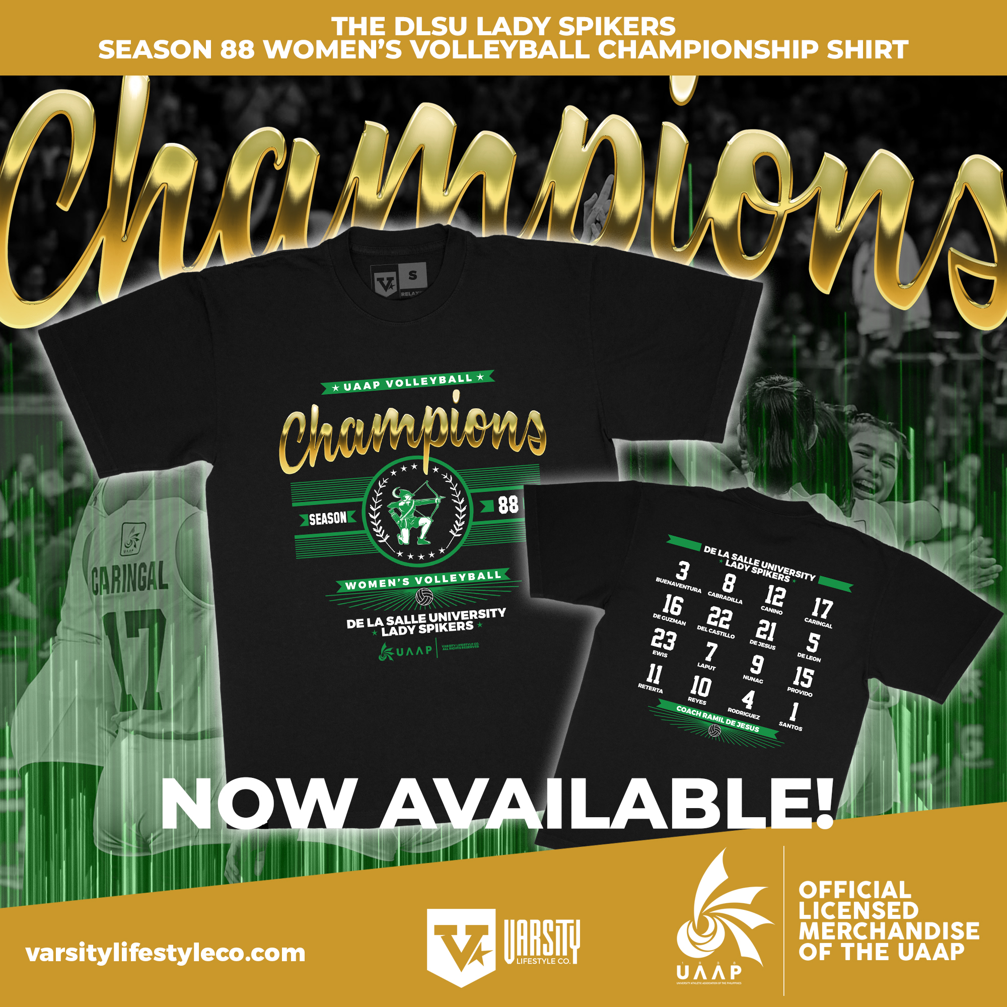 Celebrate the Lady Spikers' historic UAAP Season 88 championship