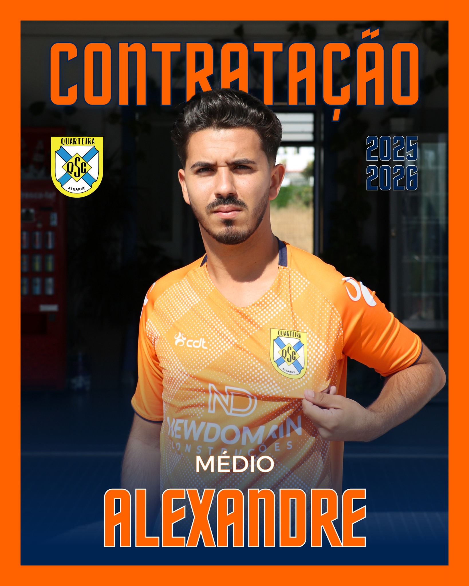 Quarteira - Contratação - Época 2025/2026 📝⚽️ O médio Alexandre é o ...