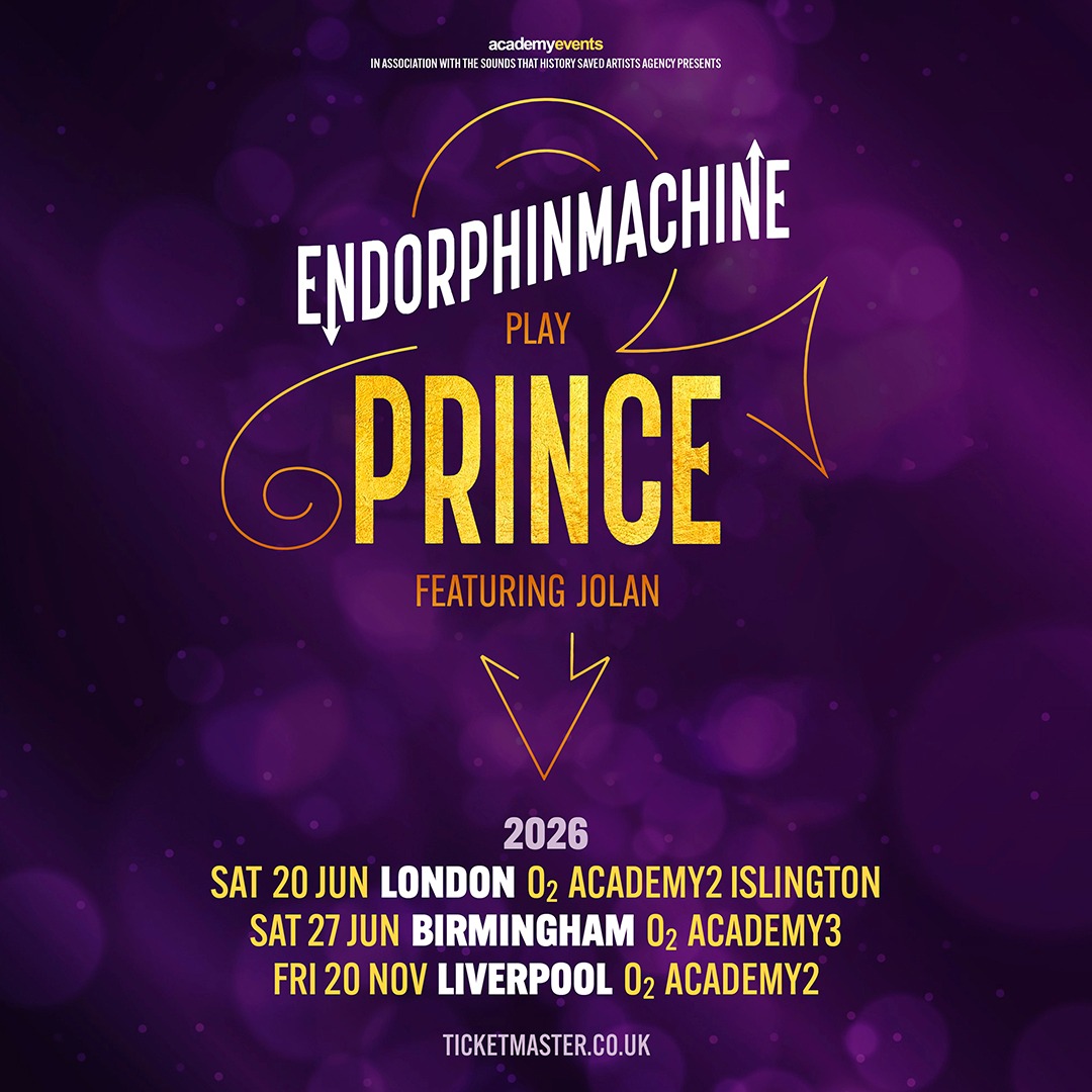 Academy - JUST ANNOUNCED: Prince Tribute Endorphinmachine returns with ...
