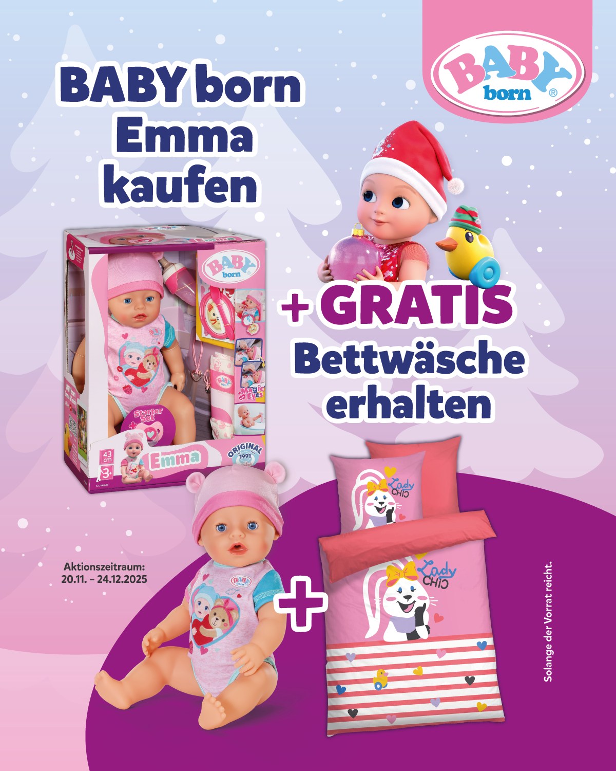 Spiel - Baby Born Fans aufgepasst! 🎀 Beim Kauf deiner BABY born Emma