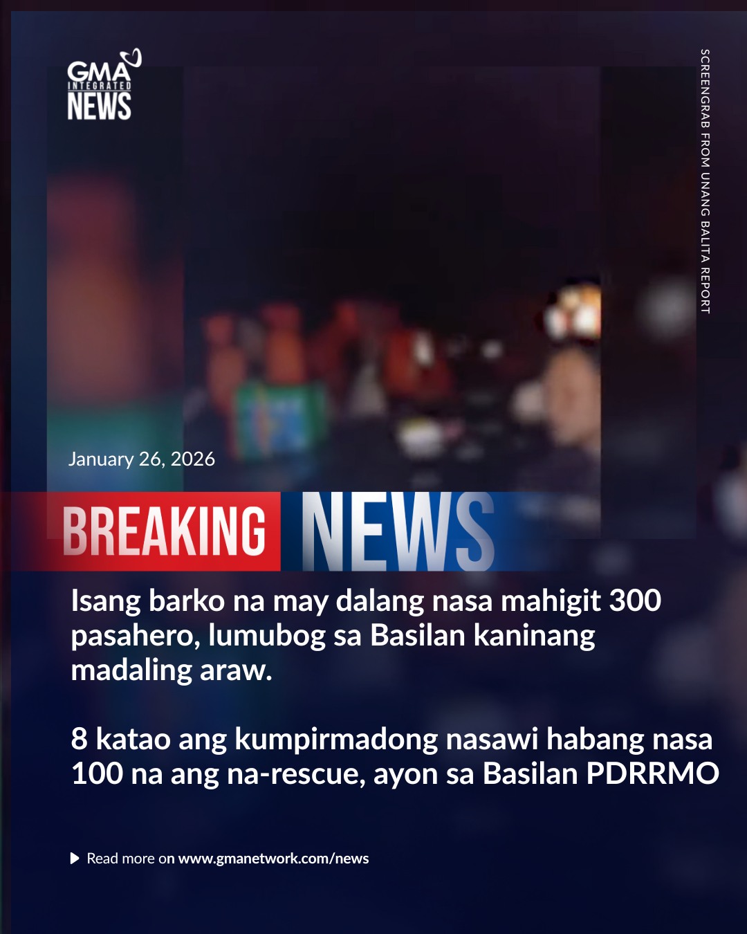 GMA News - BREAKING NEWS: RoRo na may sakay na 342... | Facebook