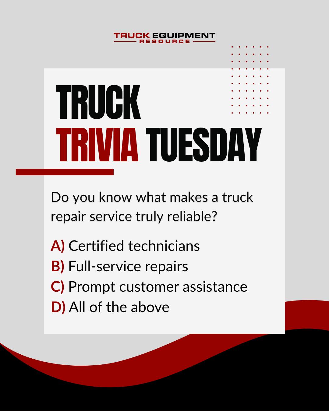 Did you know the reliability of... - Truck Equipment Resource | Facebook