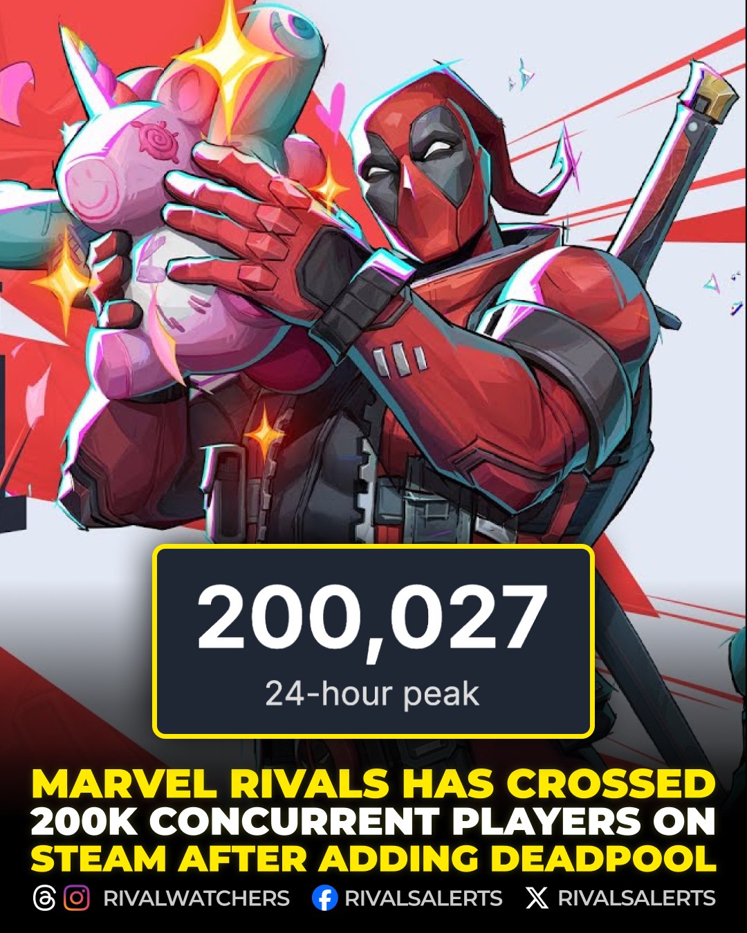 Marvel Rivals crossed 200K concurrent... - Marvel Rivals News | Facebook