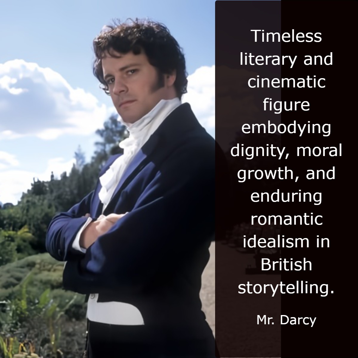Classic - Mr. Fitzwilliam Darcy, the celebrated creation of Jane Austen ...