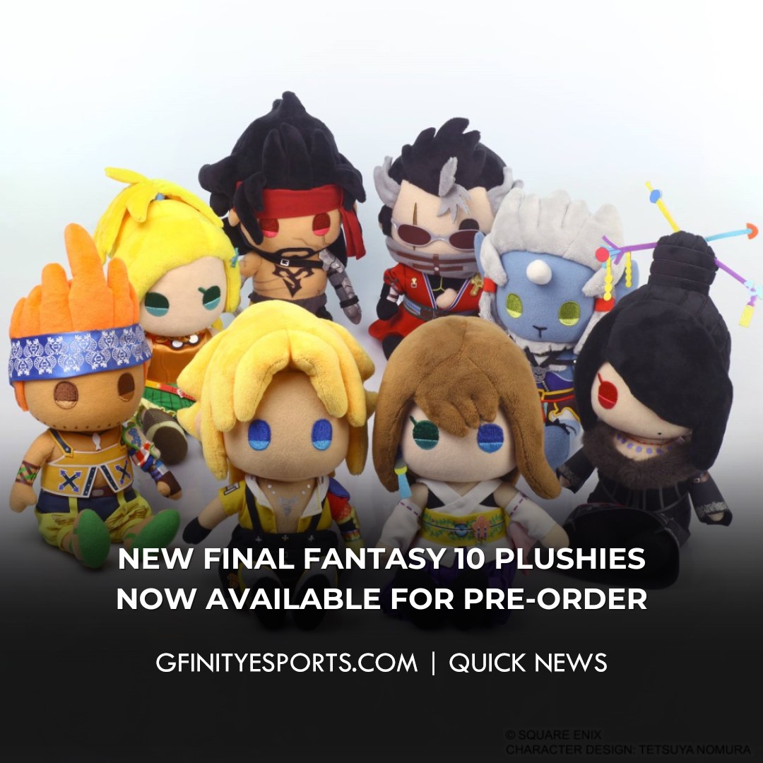 FFX 25th 公式限定 Pop-Up Plush 4pc Set ぬいぐるみ FFX 25th 公式