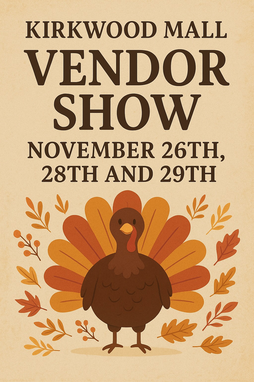 Brooke - 🦃Calling All Vendors! 🦃 We are so excited to announce our ...