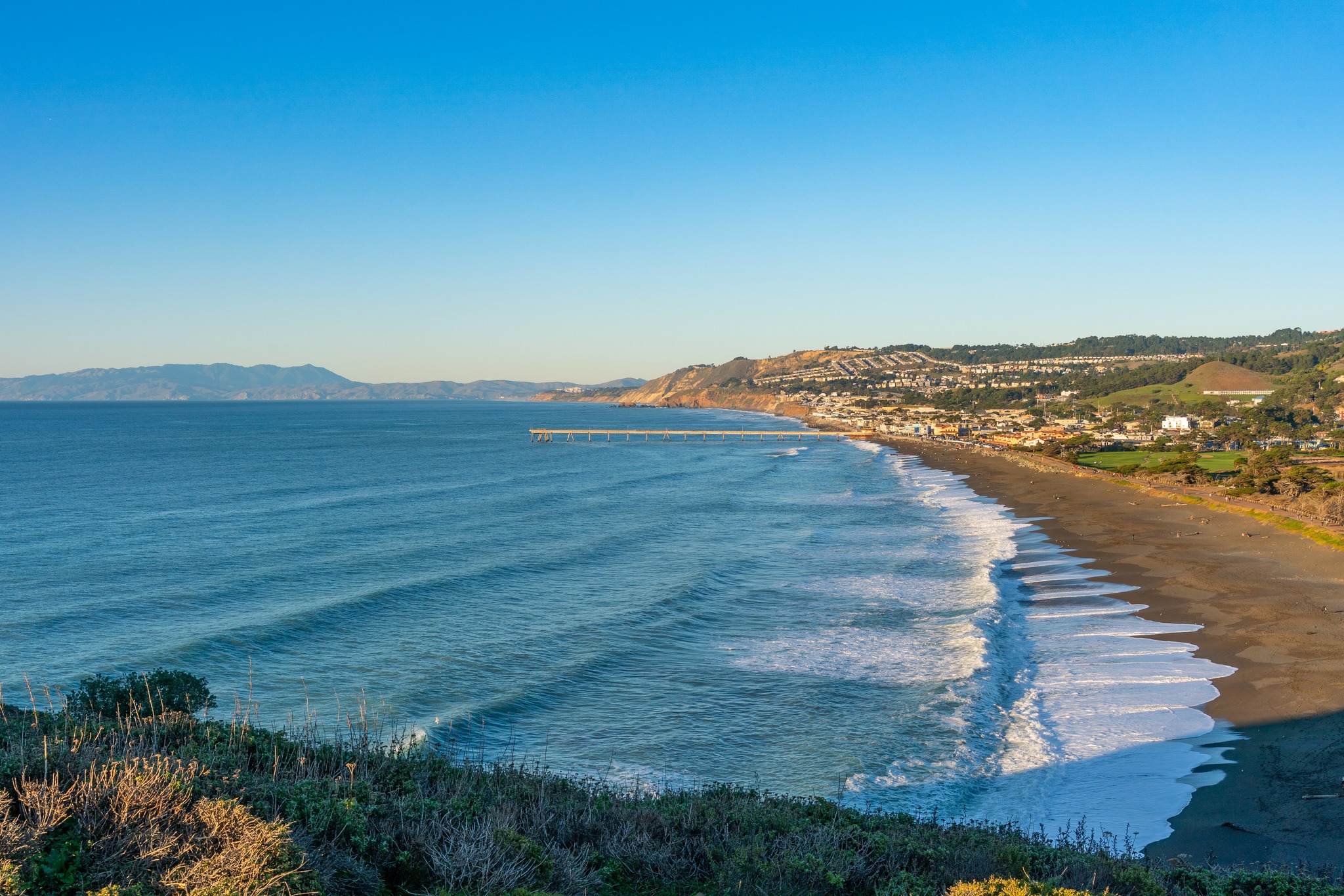 Scenic Pacifica coastline in Northern California