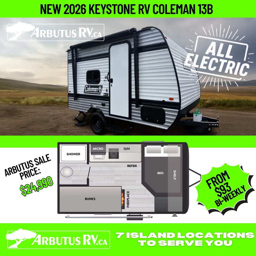 Arbutus - Meet the 2026 Keystone Coleman 13B – ALL ELECTRIC and built ...