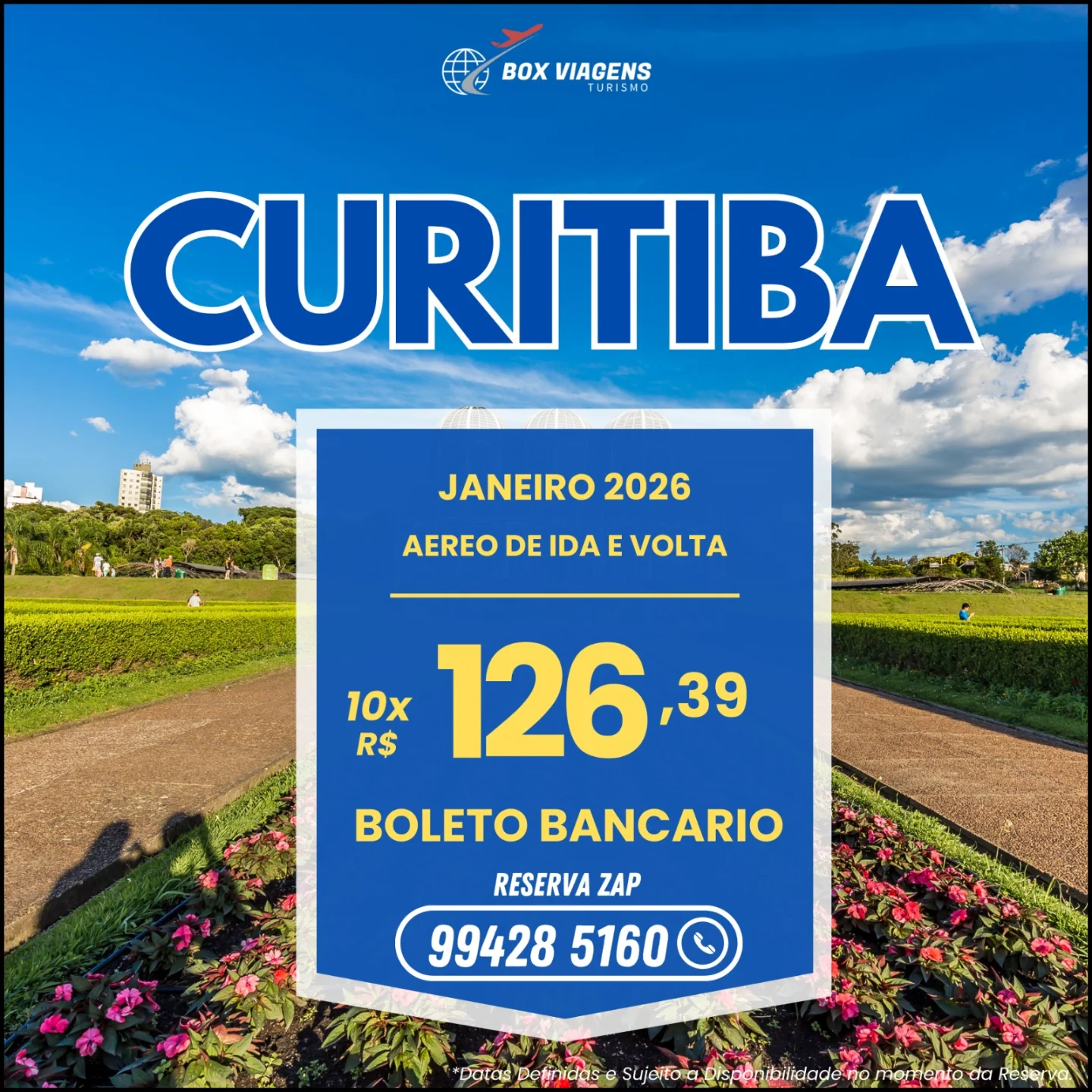 Box - Tarifa Imperdível! . Aproveite e Planeje sua Viagem ...