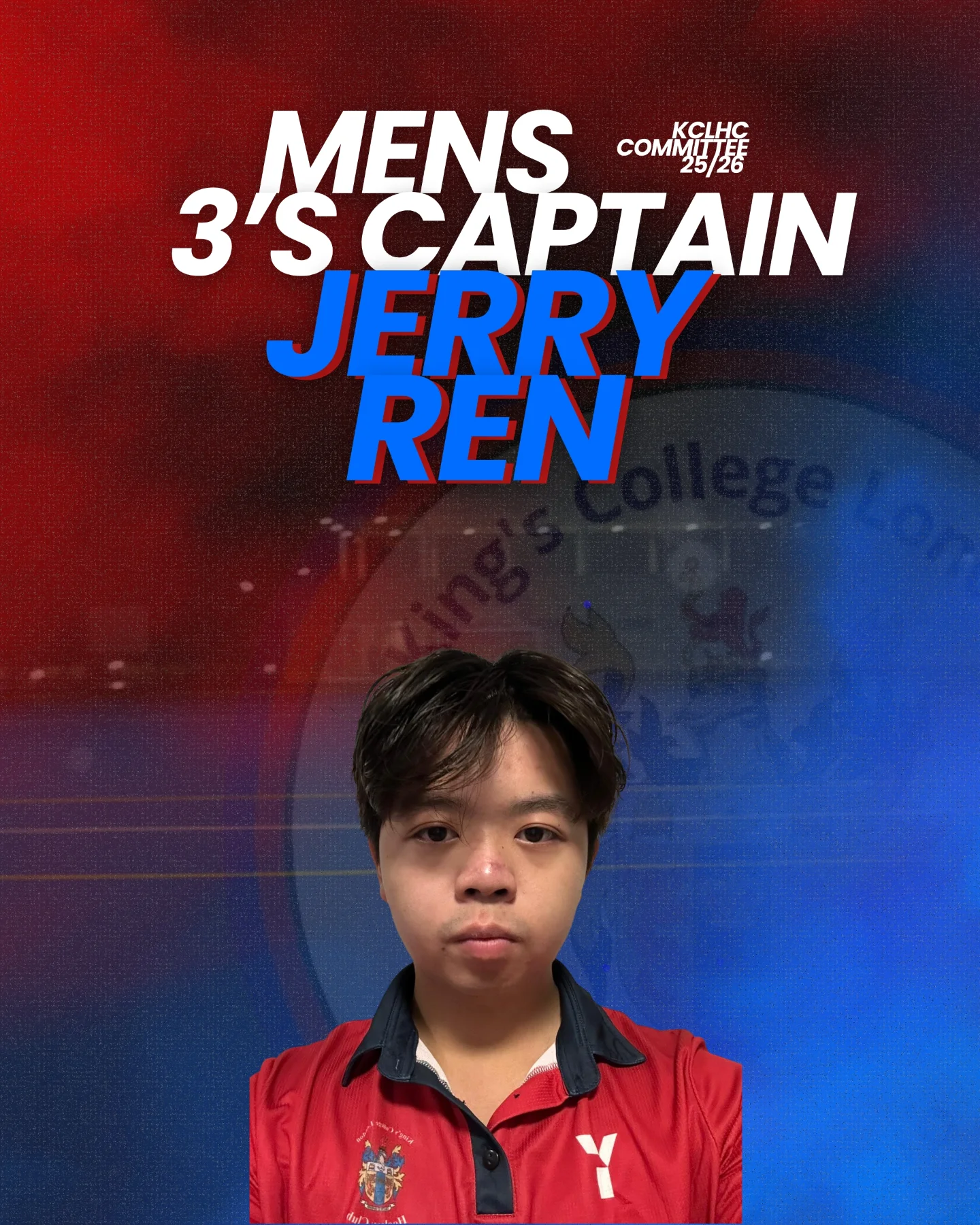 🔴 Meet Jerry Ren, the... - King's College London Hockey Club | Facebook