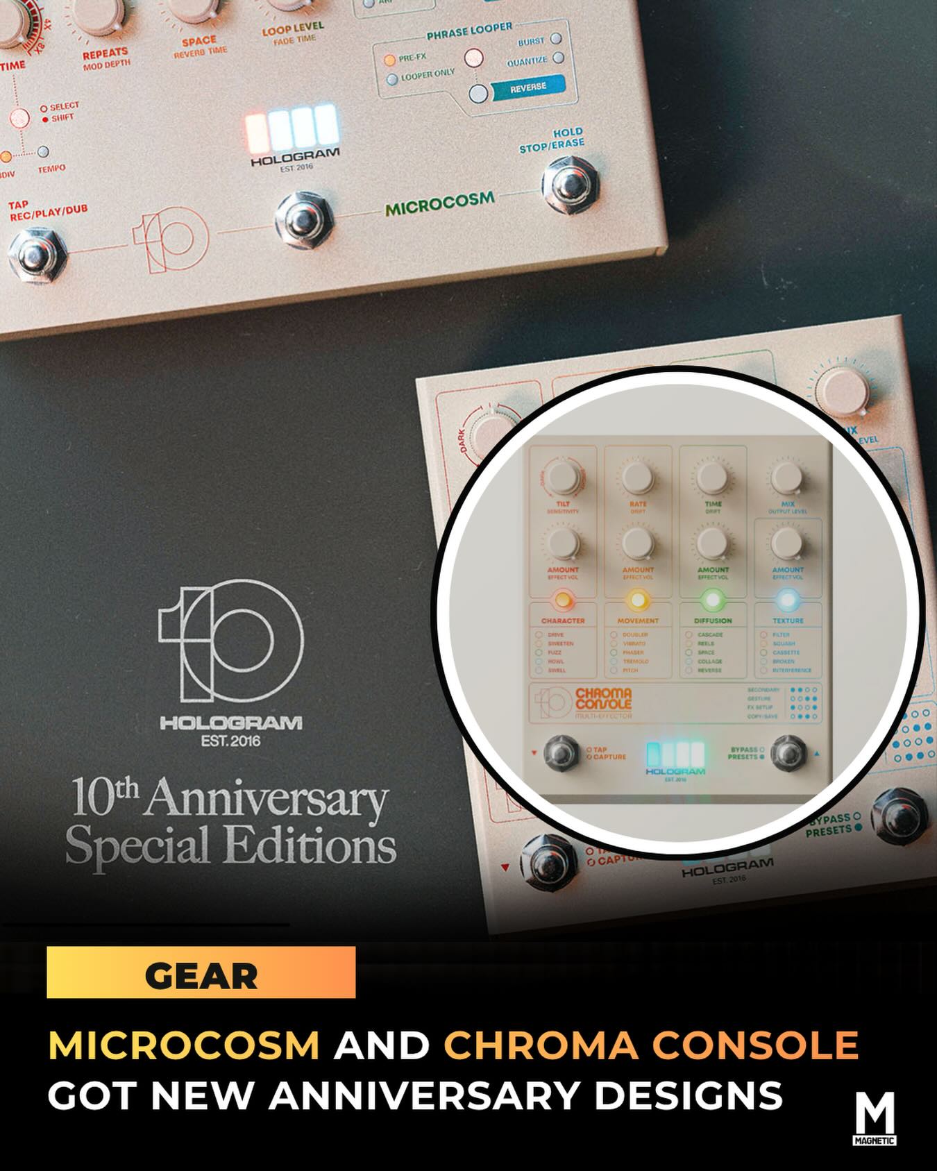 Hologram Electronics is celebrating its 10-year anniversary with