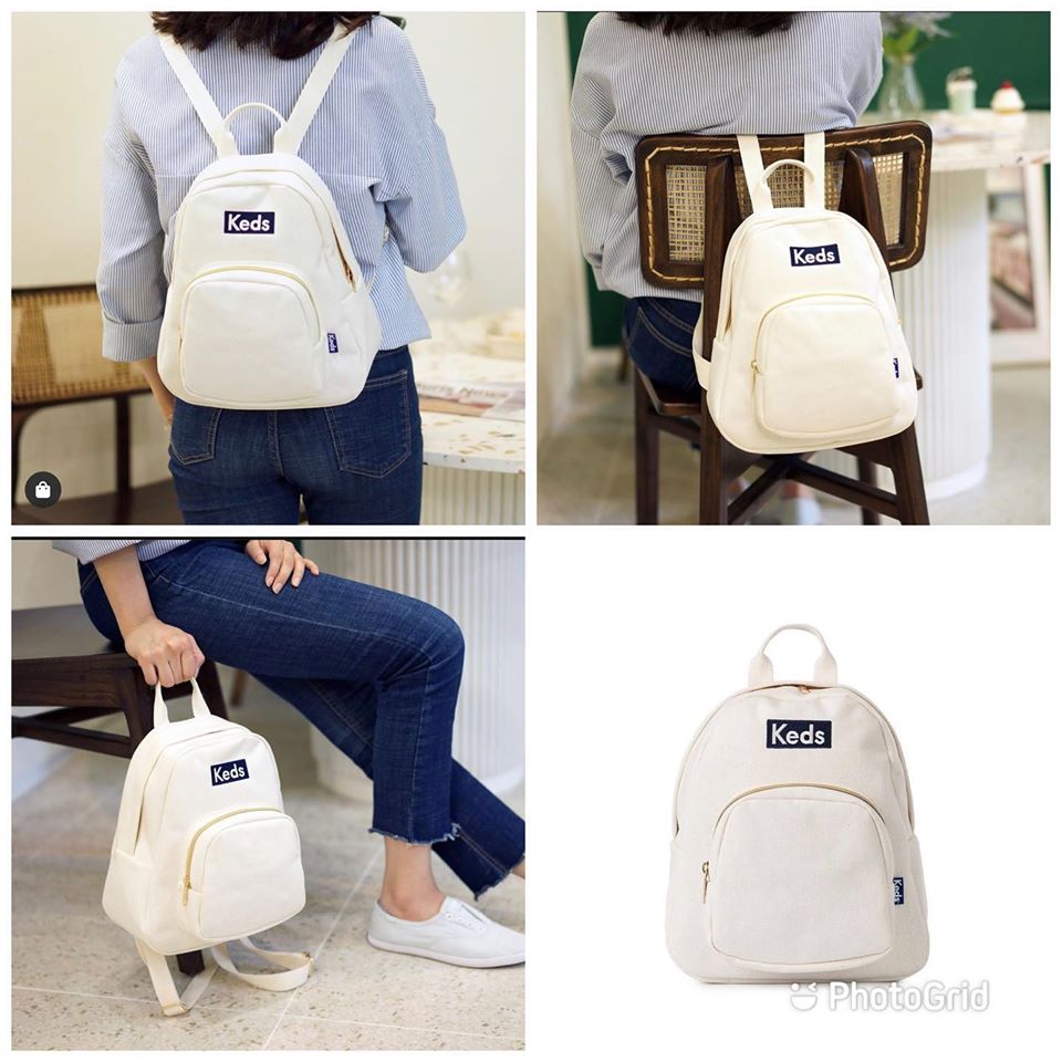keds mini backpack 2023 Khaki/Yellow Disney Cats and Dogs Mini