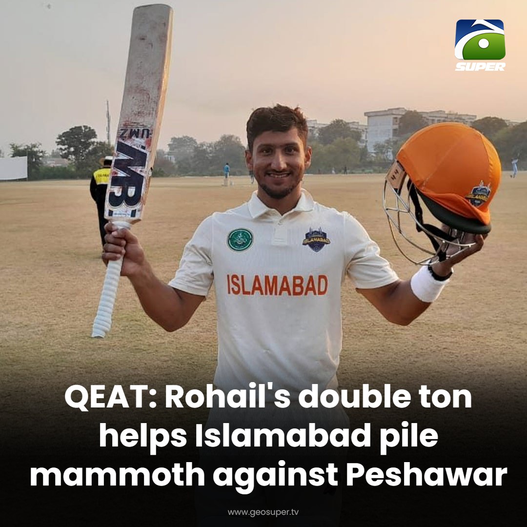 Geo - Rohail puts home side on top! 🔥💪 Read More: https://www.geosuper ...