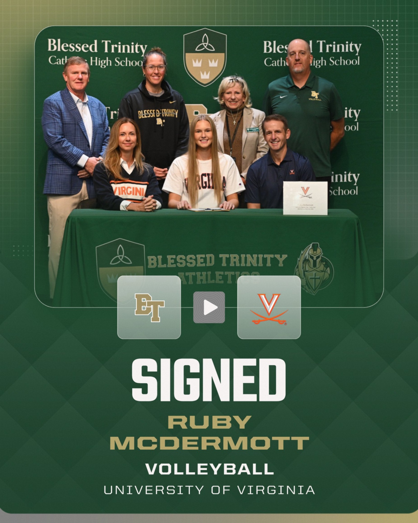 Congratulations Ruby! - Blessed Trinity Athletics | Facebook