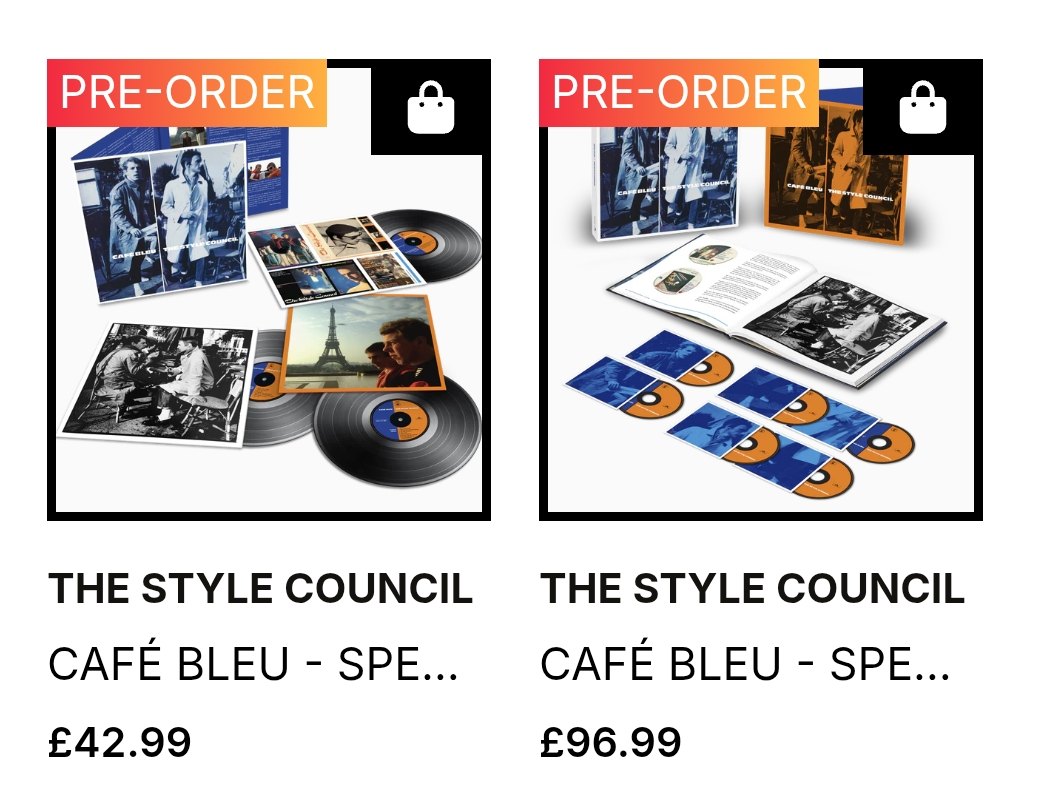 The Style Council announce delay to physical versions of 'Café
