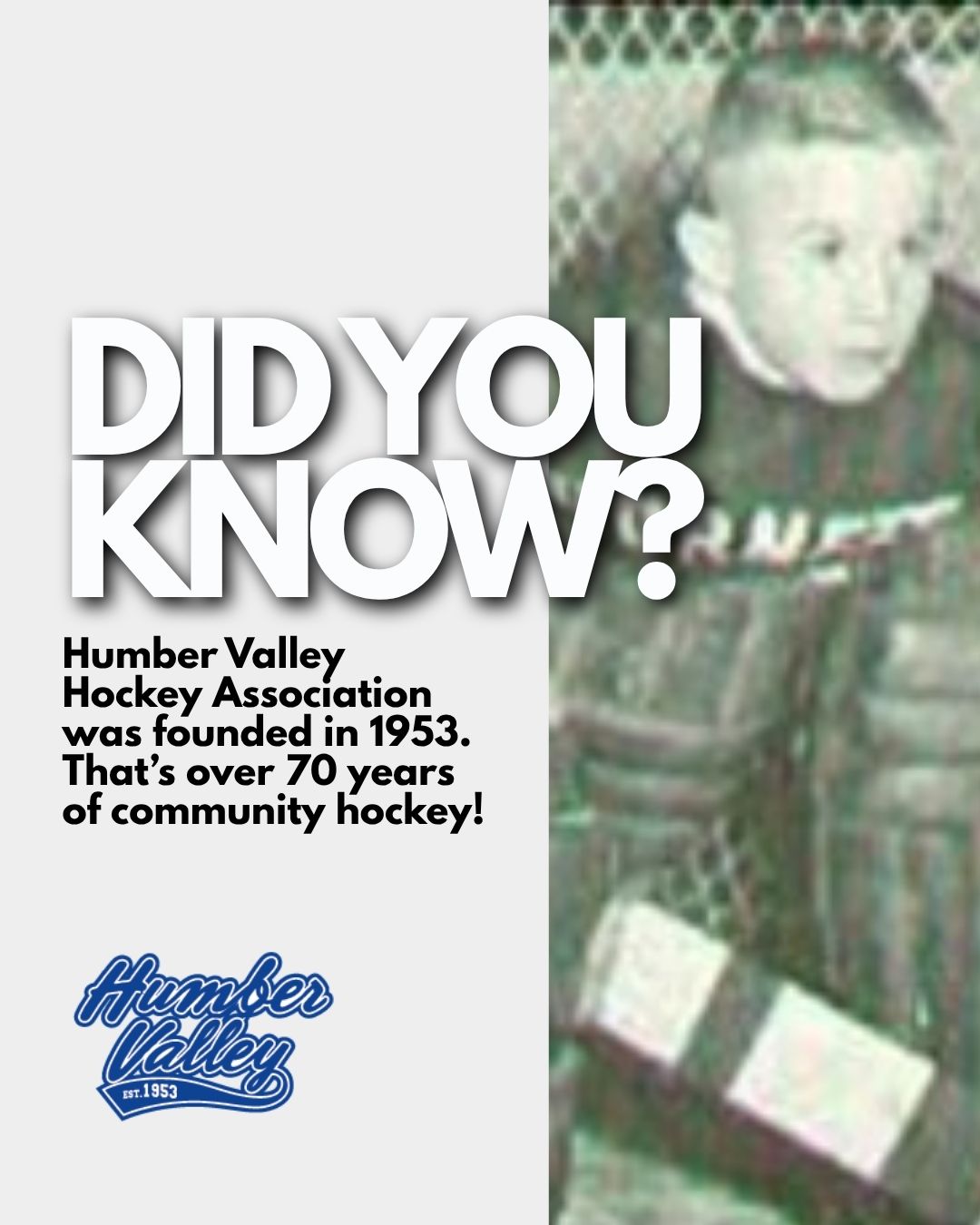 Humber - 🏒 Did you know? Humber Valley Hockey Association was founded ...