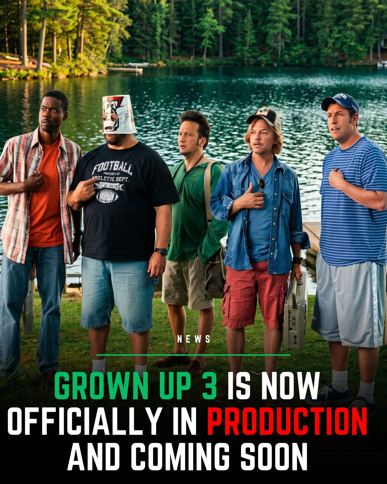 Kevin James recently teased the possibility of Grown Ups 3 finally