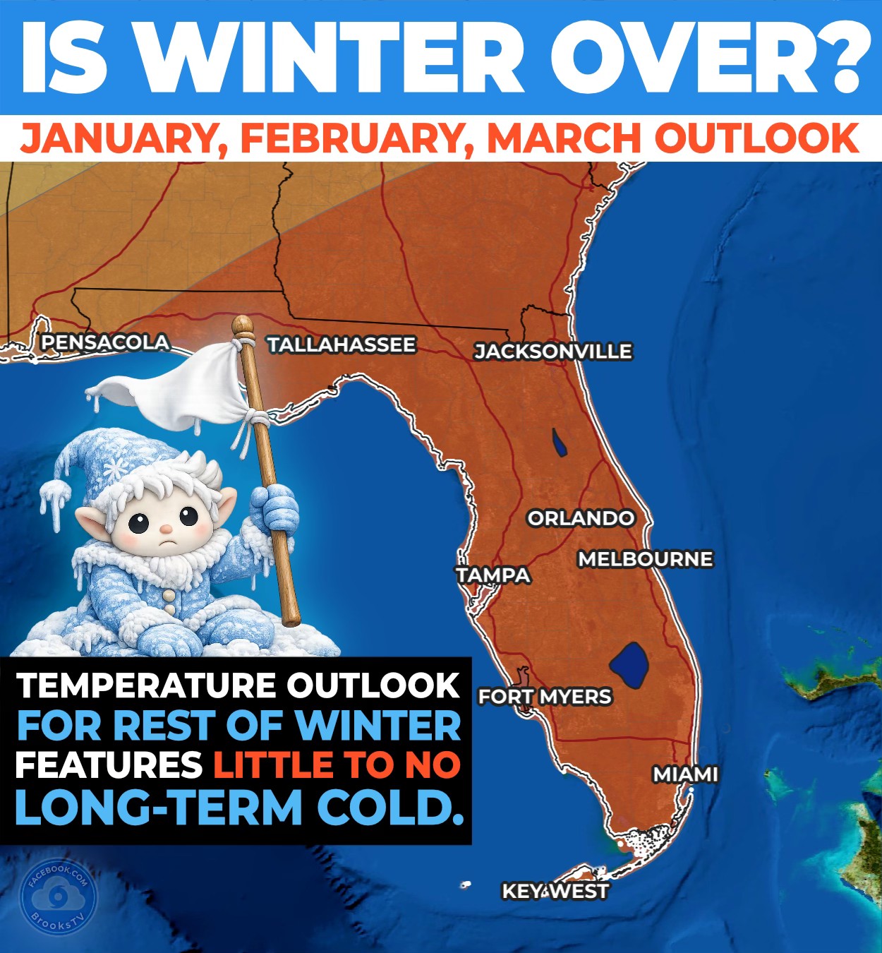 Brooks - ️ IS WINTER OVER? ️ Was that New Year cold blast the last real ...
