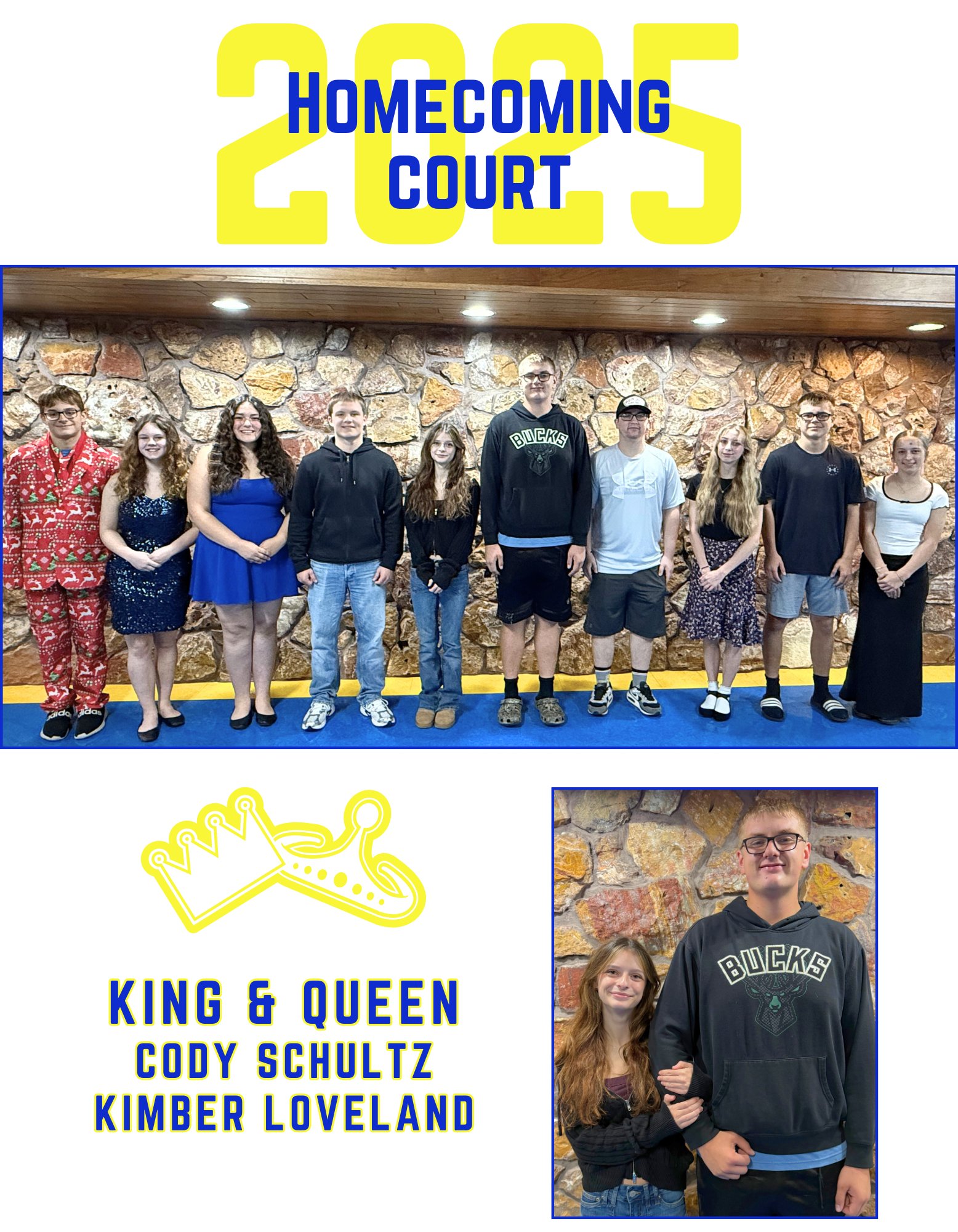 Montello - Introducing your Montello High School 2025 Homecoming Court ...