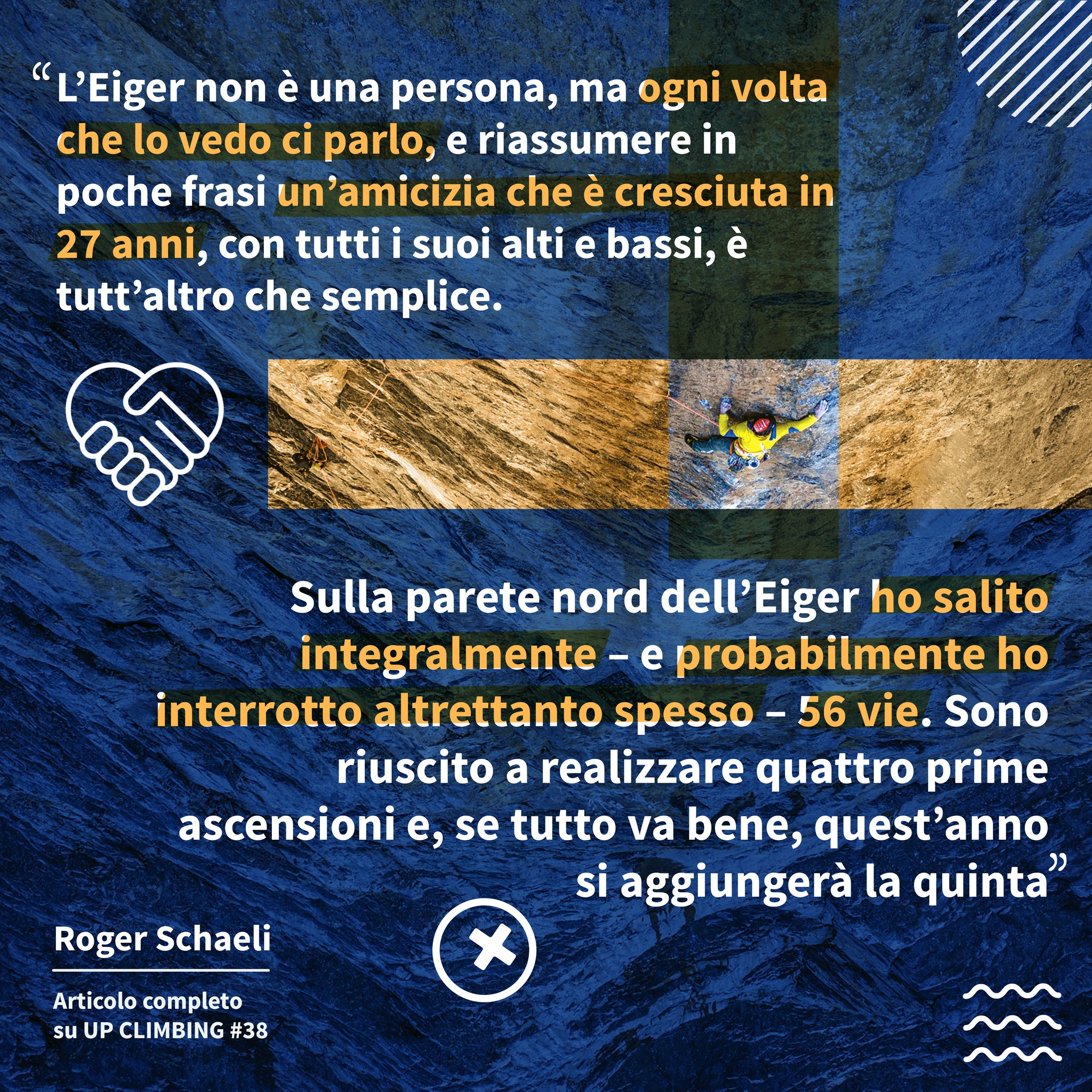 L'Eiger non è una persona, ma... - UP Climbing Bimestrale | Facebook