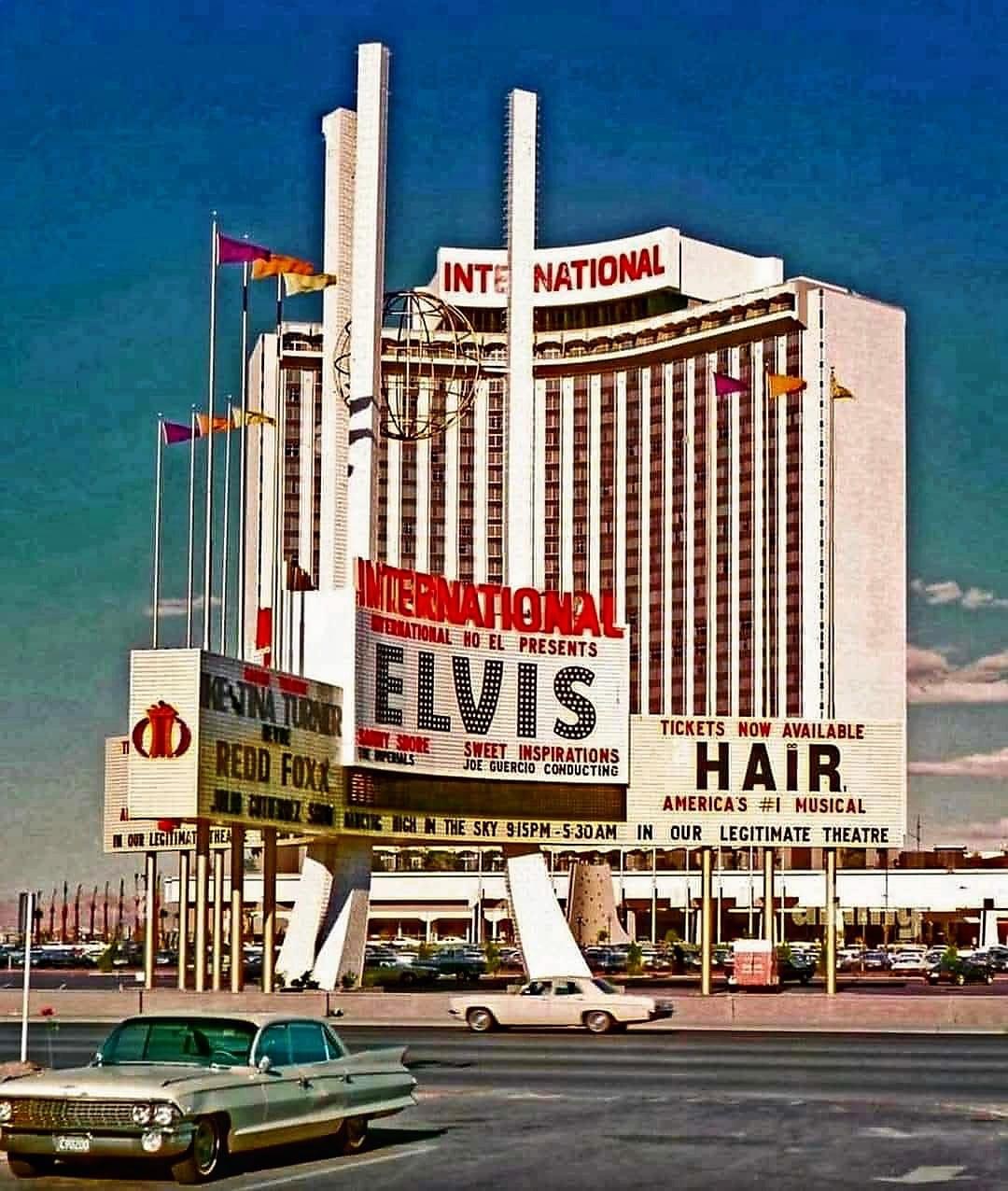 Elvis began his 7-year residency at the International Hotel in