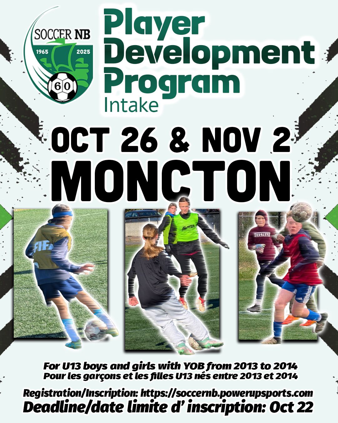 Soccer NB - 🌟 U13 Player Development Program – INTAKE 🌟... | Facebook
