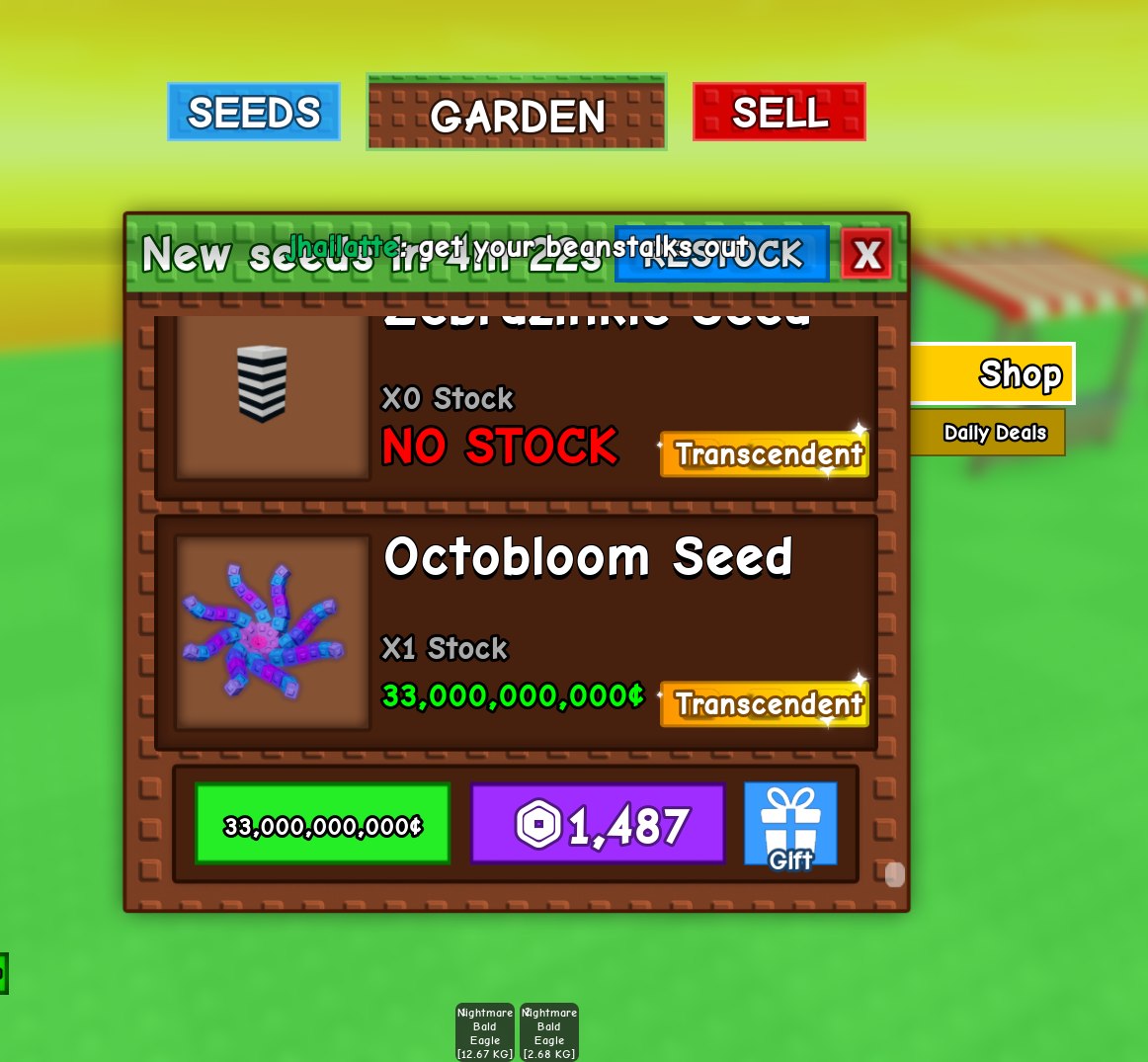 Shola Hey - OCTOBLOOM ON STOCK #sholahey #growagarden | Facebook