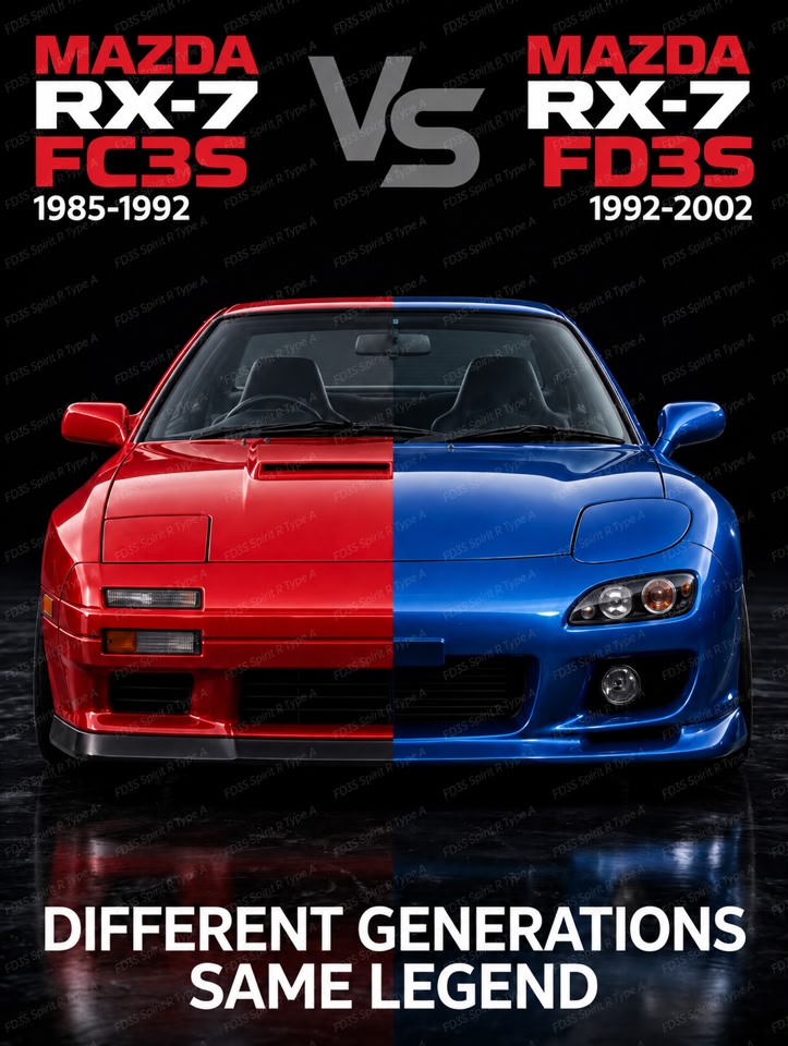 Mazda RX-7 FD3S model car