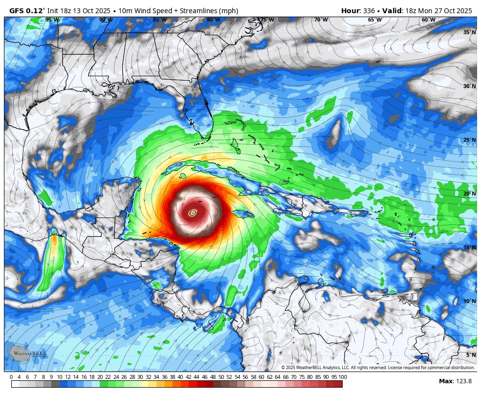 Tropical - 10/13/25 @ 9:30pmEST Nope the HURRICANE SEASON IS NOT OVER ...