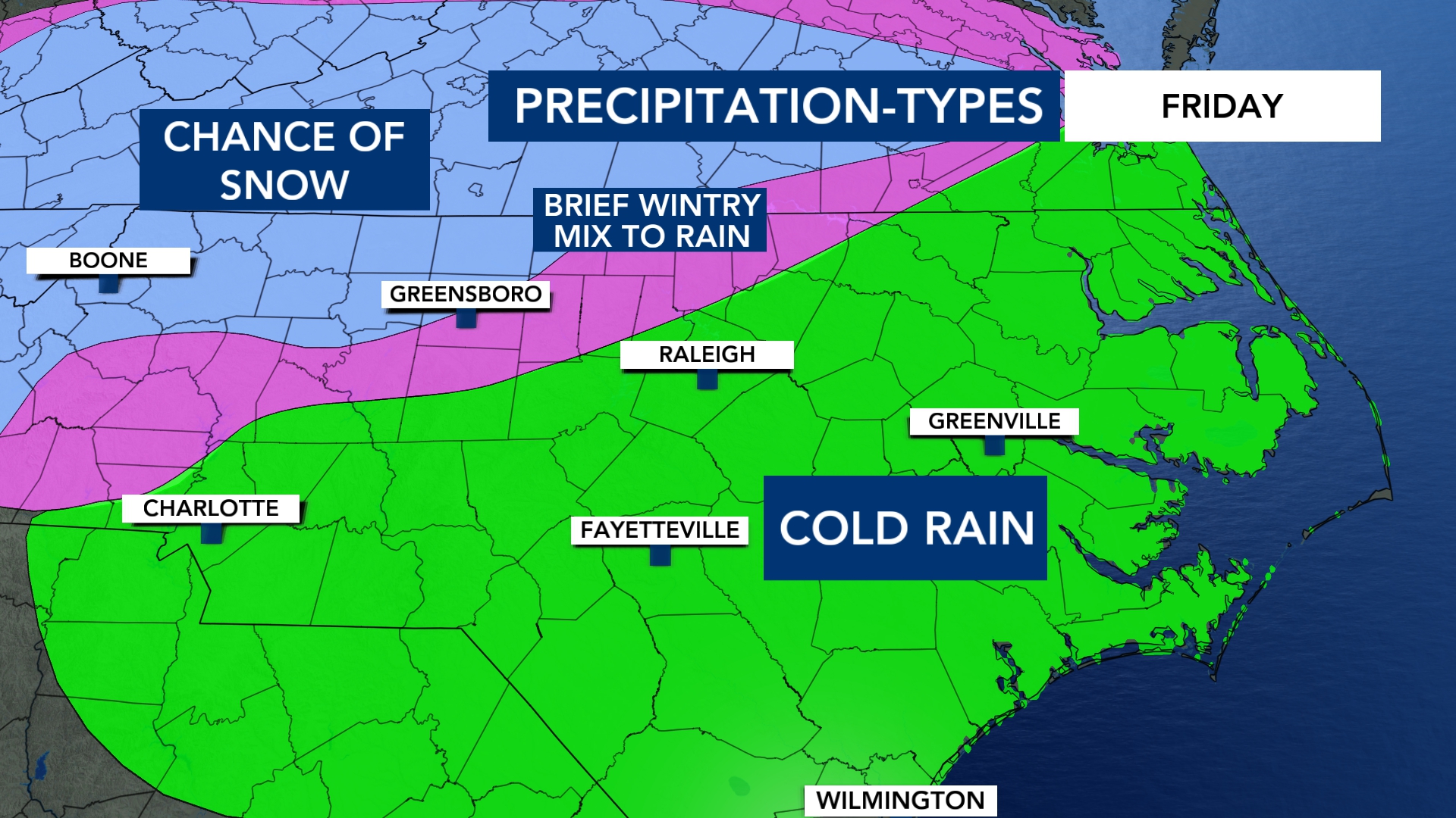 WRAL - Here are our thoughts as of right now. Most of us will see a ...