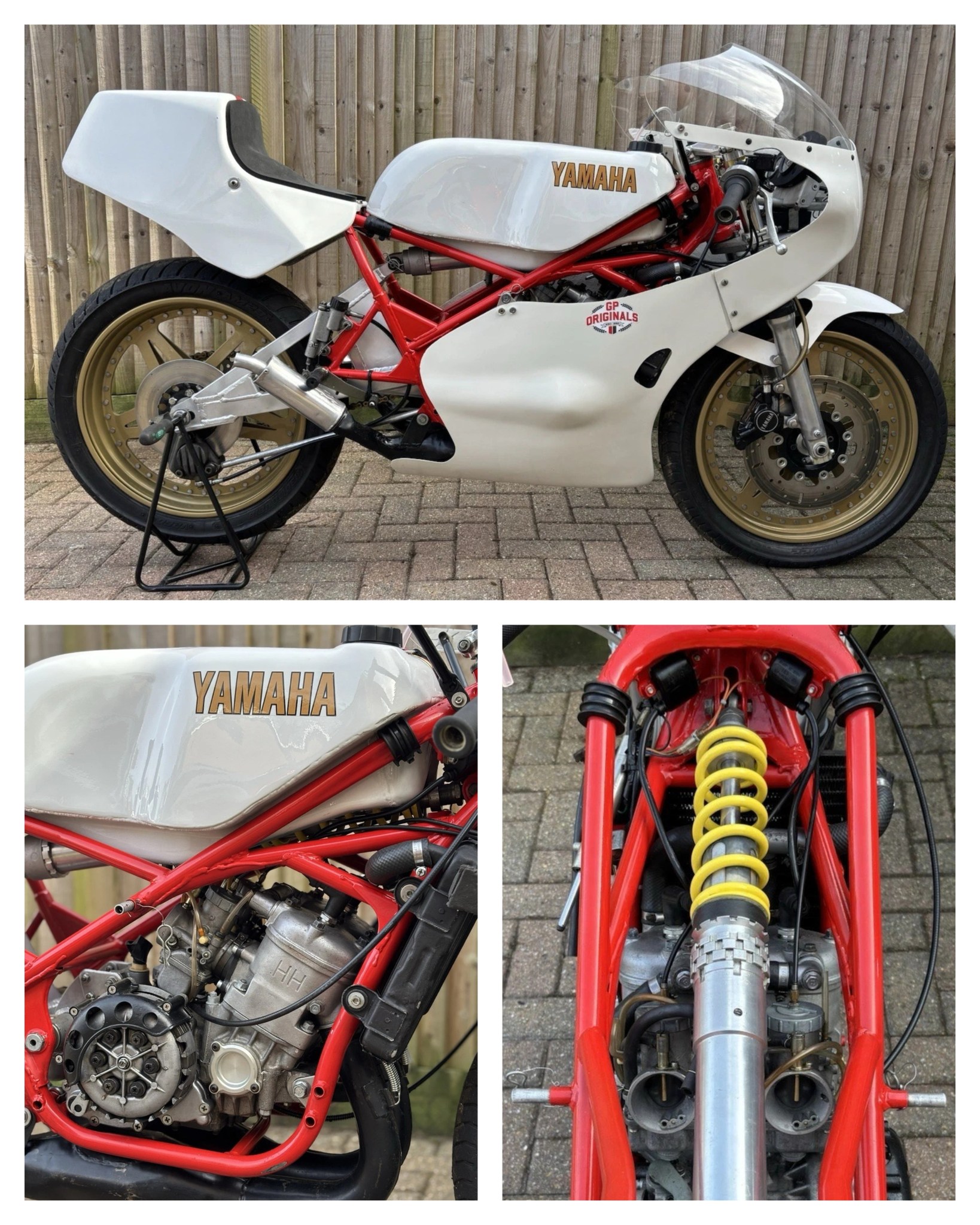 Ad: 1984 Yamaha TZ250L with Hummel cylinders - real race bikes
