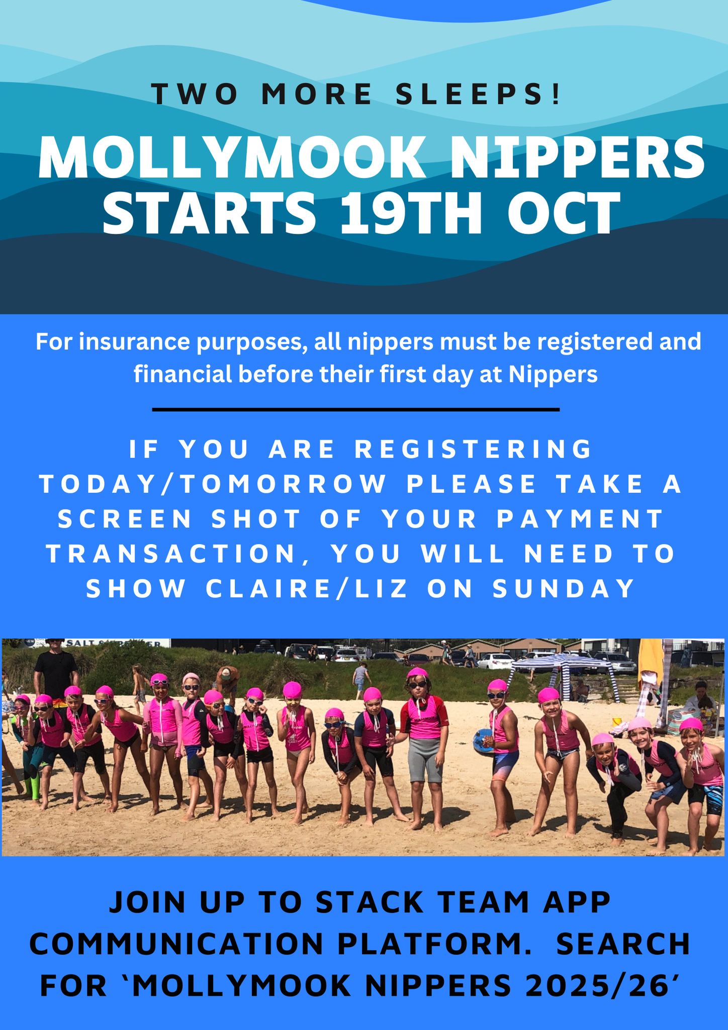 Mollymook - **2 more sleeps then MOLLYMOOK NIPPERS 2025/26 starts ...
