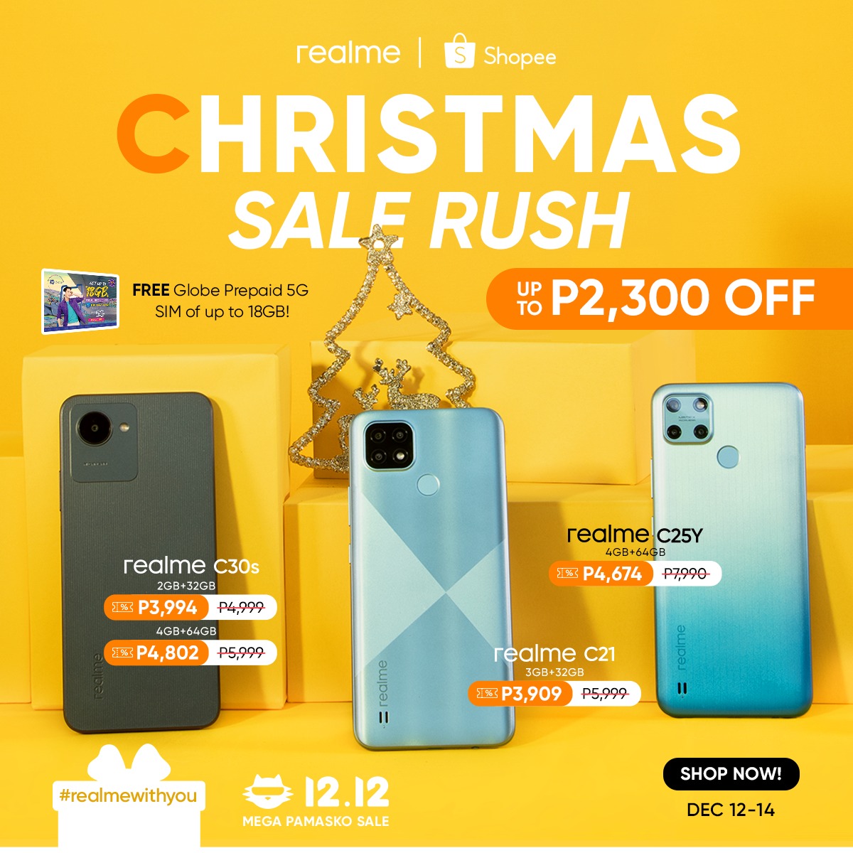 realme - Who needs snow when you can dash through this 12.12 𝗖hristmas ...