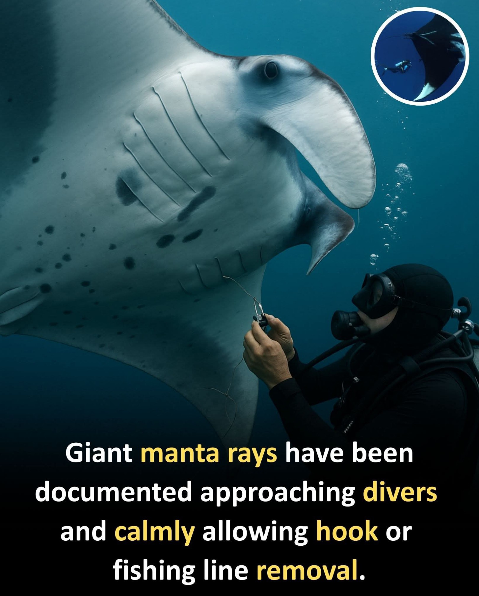 divers ray fish hooks Reef Hooks, Sturdy Stable Resistant for Cave or Drift Diving, Scuba Divers, Underwater Activities(Black) : Sports & Outdoors Incredible footage shows the manta